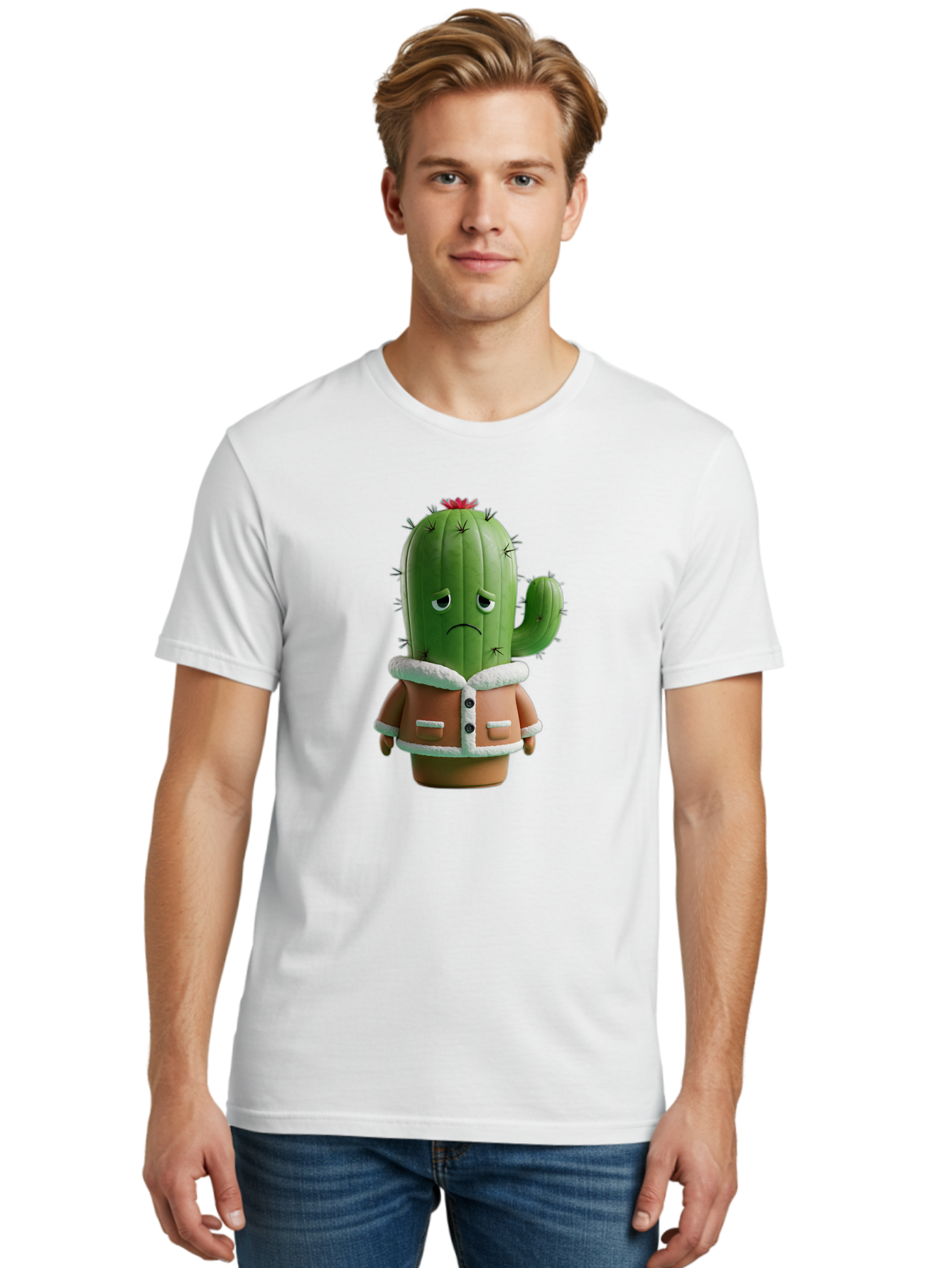 Cactus-Character-1 Men'S Graphic Tee, 100% Cotton, Comfortable Casual Summer Wear, Machine Washable, Vintage Camera, Old Camera, Antique Camera, Black Camera, Classic Photography, Photography Equipment, Nostalgic Device, Film Camera, Bal917