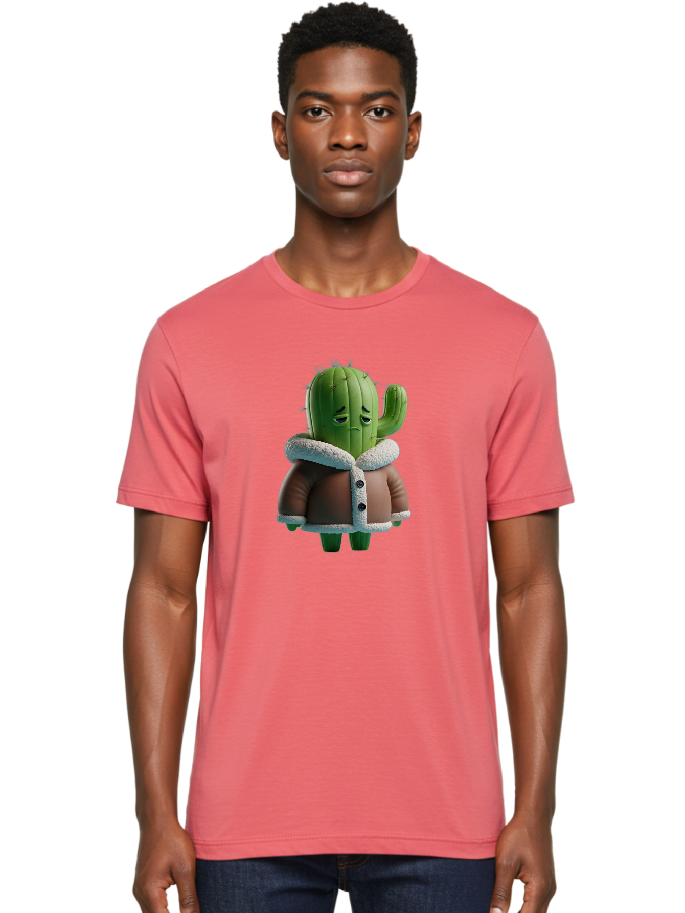 Cactus-Character Men'S Graphic Tee, 100% Cotton, Comfortable Casual Summer Wear, Machine Washable, Vintage Camera, Old Camera, Antique Camera, Black Camera, Classic Photography, Photography Equipment, Nostalgic Device, Film Camera, Camera Art Bal918