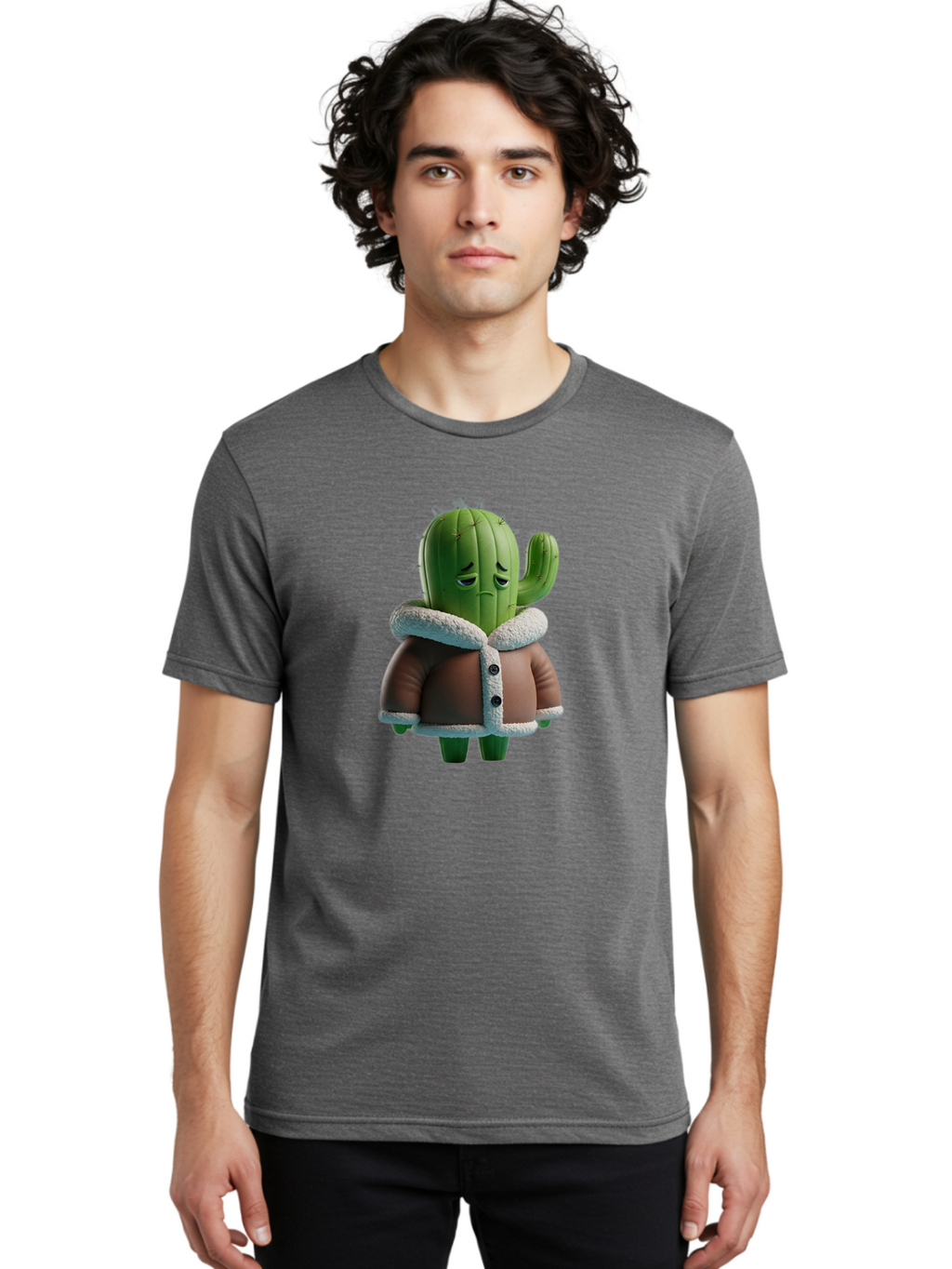 Cactus-Character Men'S Graphic Tee, 100% Cotton, Comfortable Casual Summer Wear, Machine Washable, Vintage Camera, Old Camera, Antique Camera, Black Camera, Classic Photography, Photography Equipment, Nostalgic Device, Film Camera, Camera Art Bal918