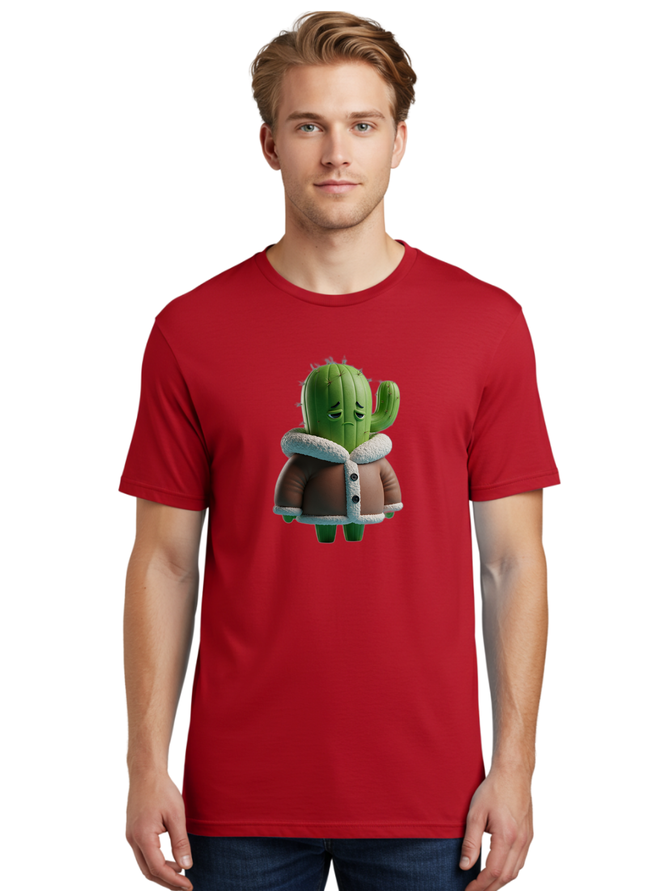 Cactus-Character Men'S Graphic Tee, 100% Cotton, Comfortable Casual Summer Wear, Machine Washable, Vintage Camera, Old Camera, Antique Camera, Black Camera, Classic Photography, Photography Equipment, Nostalgic Device, Film Camera, Camera Art Bal918