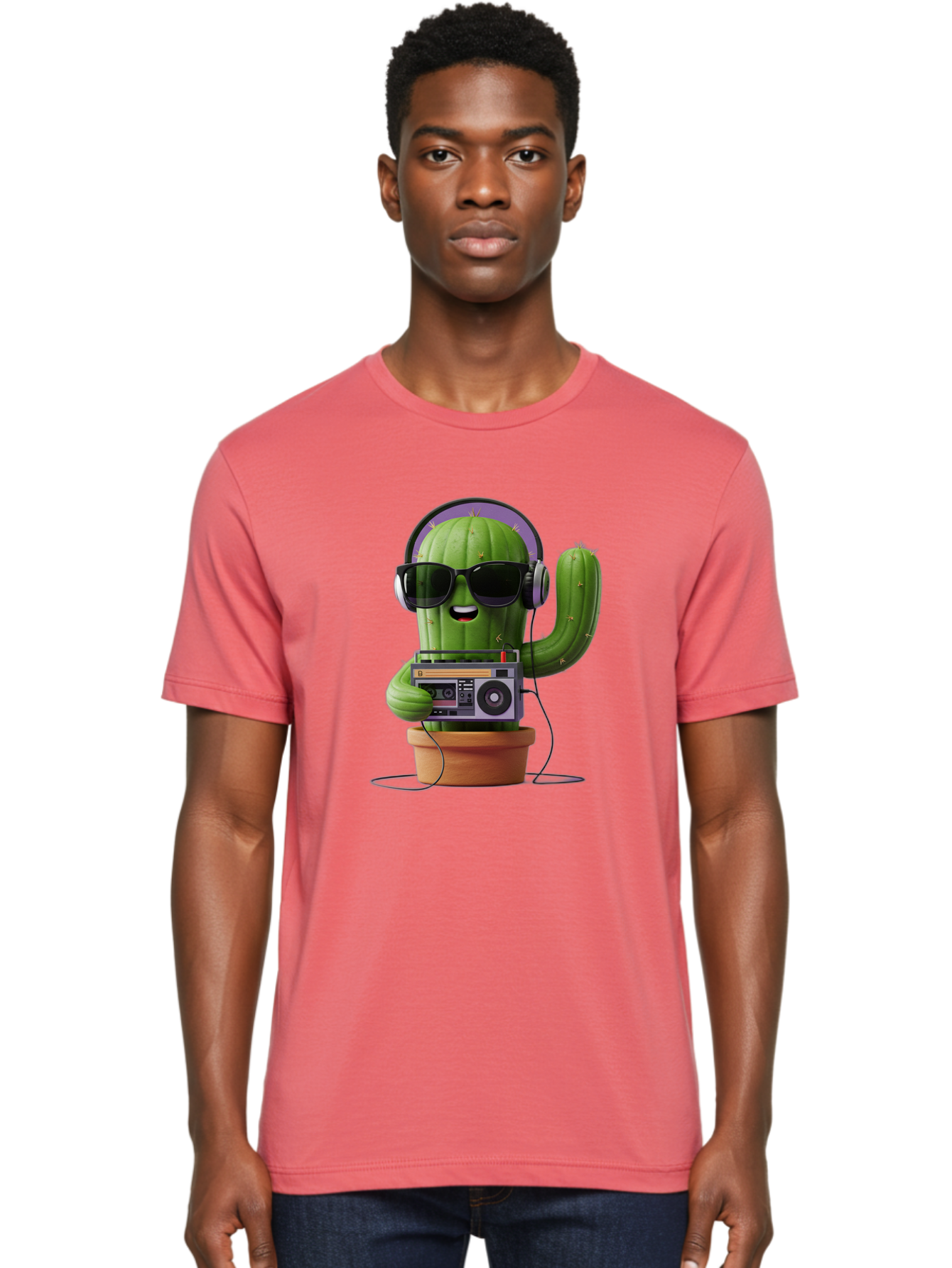 Cactus-Dj Men'S Graphic Tee, 100% Cotton, Comfortable Casual Summer Wear, Machine Washable, Vintage Camera, Old Camera, Antique Camera, Black Camera, Classic Photography, Photography Equipment, Nostalgic Device, Film Camera, Camera Art Bal919