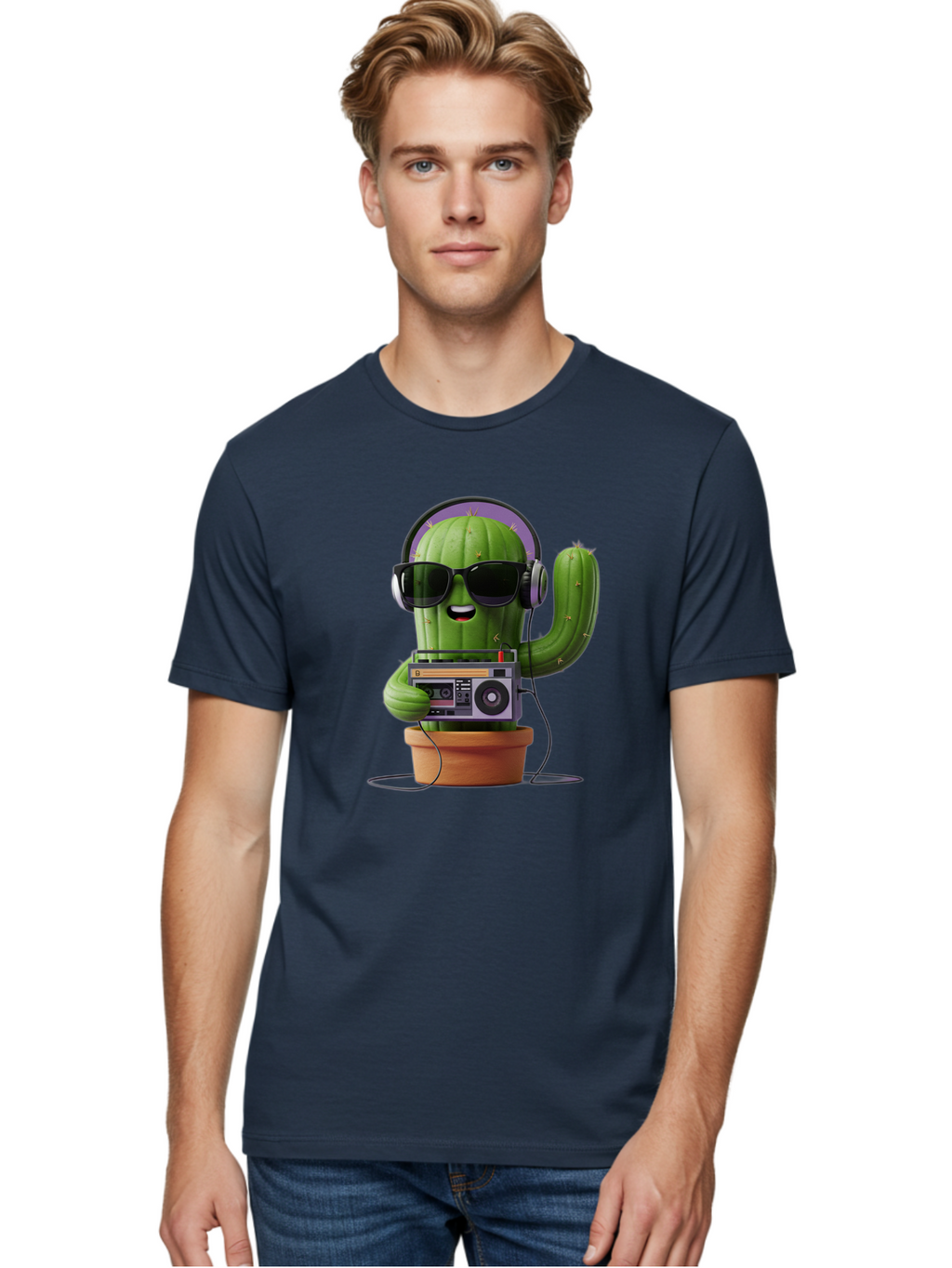 Cactus-Dj Men'S Graphic Tee, 100% Cotton, Comfortable Casual Summer Wear, Machine Washable, Vintage Camera, Old Camera, Antique Camera, Black Camera, Classic Photography, Photography Equipment, Nostalgic Device, Film Camera, Camera Art Bal919