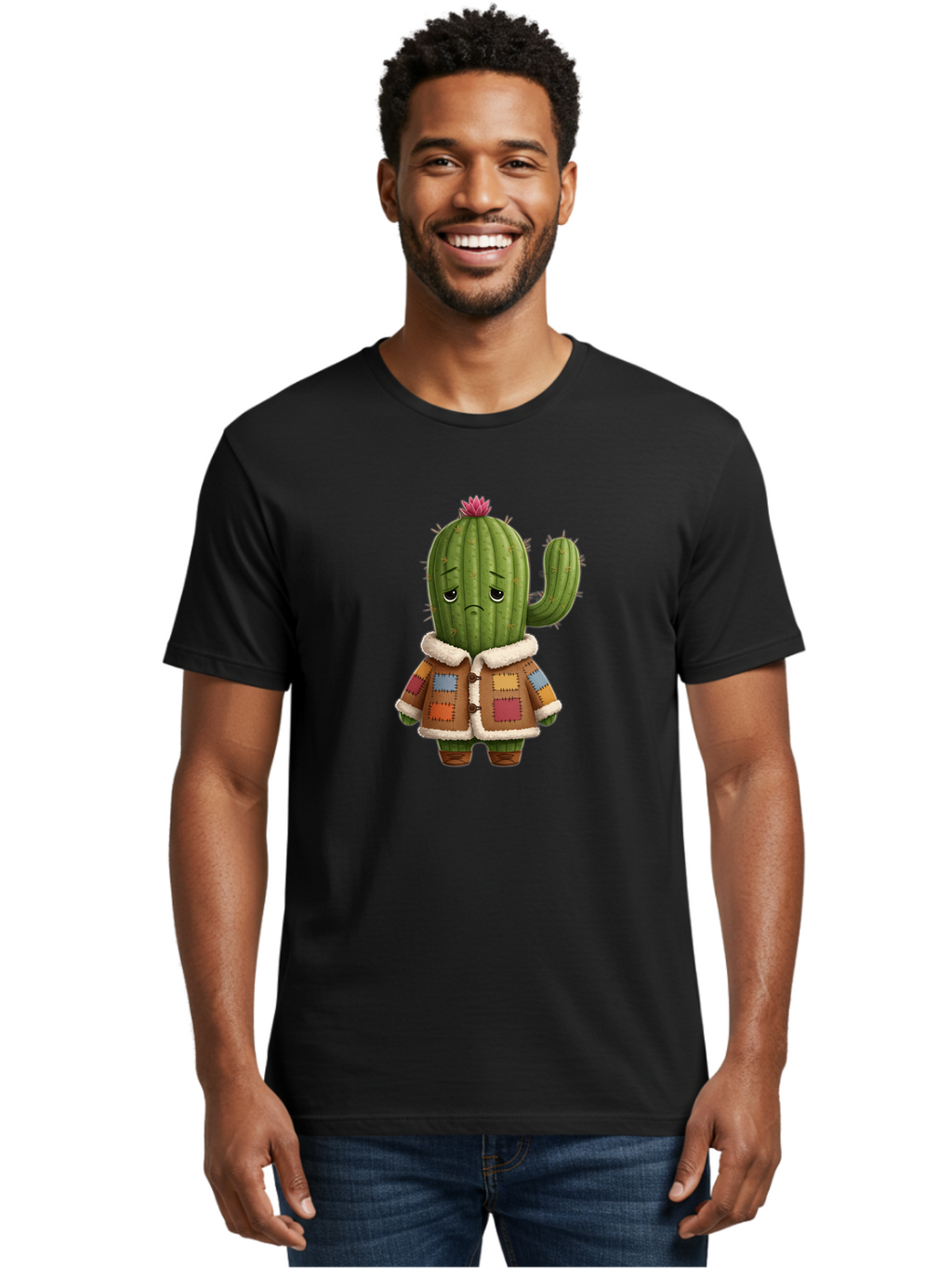 Cactus-In-Coat Men'S Graphic Tee, 100% Cotton, Comfortable Casual Summer Wear, Machine Washable, Vintage Camera, Old Camera, Antique Camera, Black Camera, Classic Photography, Photography Equipment, Nostalgic Device, Film Camera, Camera Art Bal921