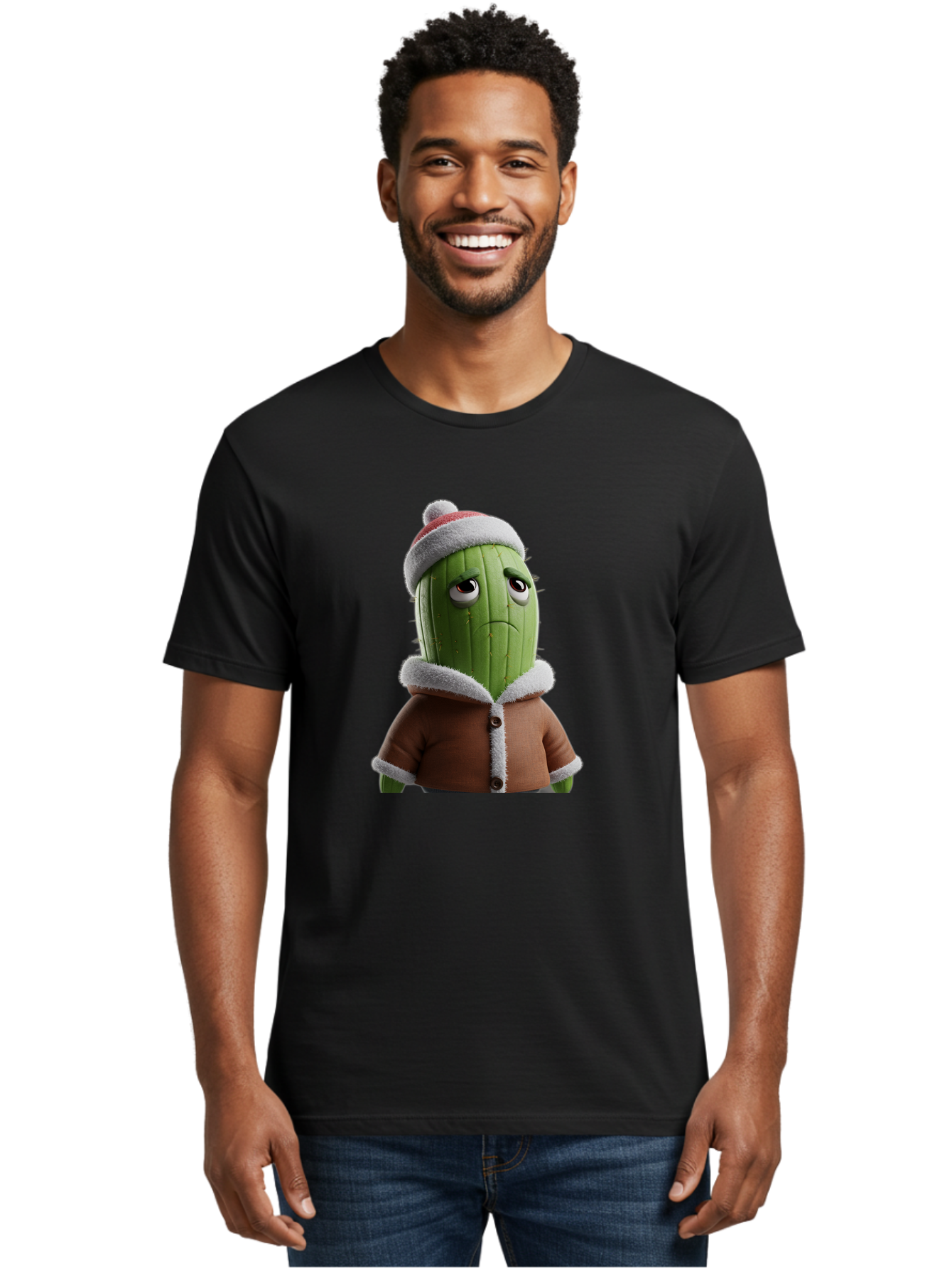 Cactus-In-Winter-Clothes Men'S Graphic Tee, 100% Cotton, Comfortable Casual Summer Wear, Machine Washable, Vintage Camera, Old Camera, Antique Camera, Black Camera, Classic Photography, Photography Equipment, Nostalgic Device, Film Camera, Bal922