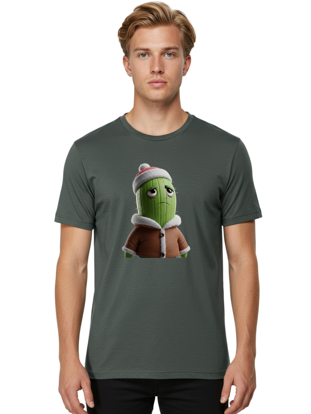 Cactus-In-Winter-Clothes Men'S Graphic Tee, 100% Cotton, Comfortable Casual Summer Wear, Machine Washable, Vintage Camera, Old Camera, Antique Camera, Black Camera, Classic Photography, Photography Equipment, Nostalgic Device, Film Camera, Bal922