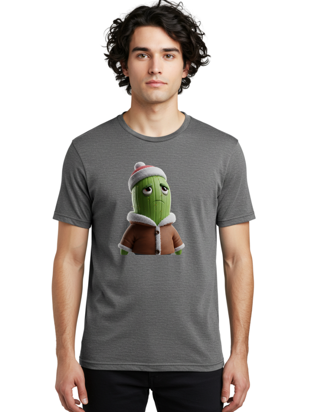 Cactus-In-Winter-Clothes Men'S Graphic Tee, 100% Cotton, Comfortable Casual Summer Wear, Machine Washable, Vintage Camera, Old Camera, Antique Camera, Black Camera, Classic Photography, Photography Equipment, Nostalgic Device, Film Camera, Bal922