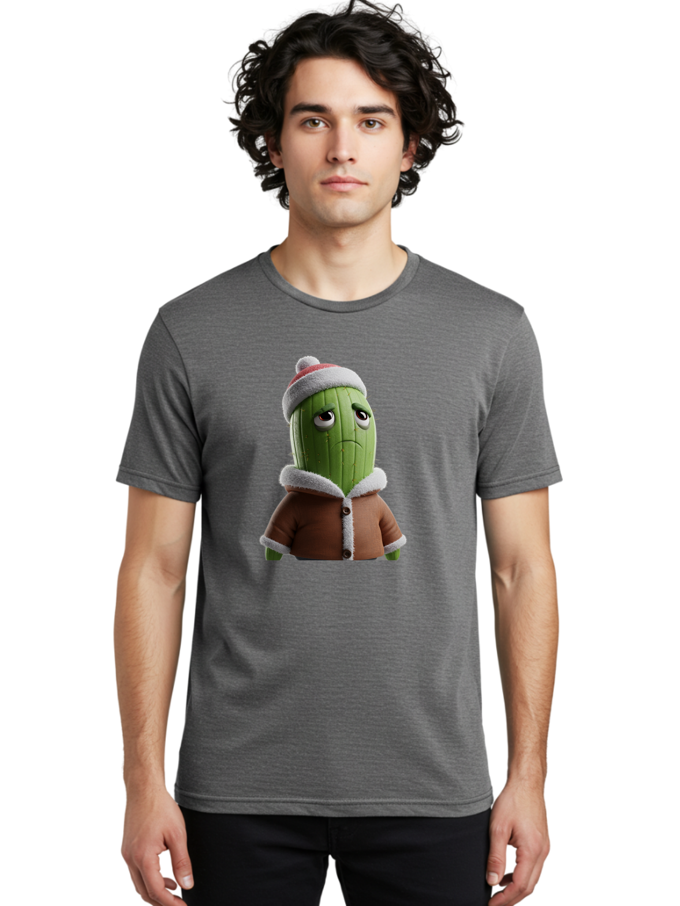 Cactus-In-Winter-Clothes Men'S Graphic Tee, 100% Cotton, Comfortable Casual Summer Wear, Machine Washable, Vintage Camera, Old Camera, Antique Camera, Black Camera, Classic Photography, Photography Equipment, Nostalgic Device, Film Camera, Bal922