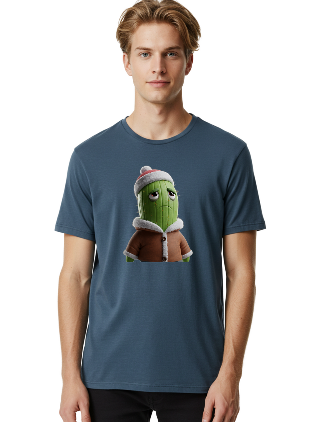 Cactus-In-Winter-Clothes Men'S Graphic Tee, 100% Cotton, Comfortable Casual Summer Wear, Machine Washable, Vintage Camera, Old Camera, Antique Camera, Black Camera, Classic Photography, Photography Equipment, Nostalgic Device, Film Camera, Bal922