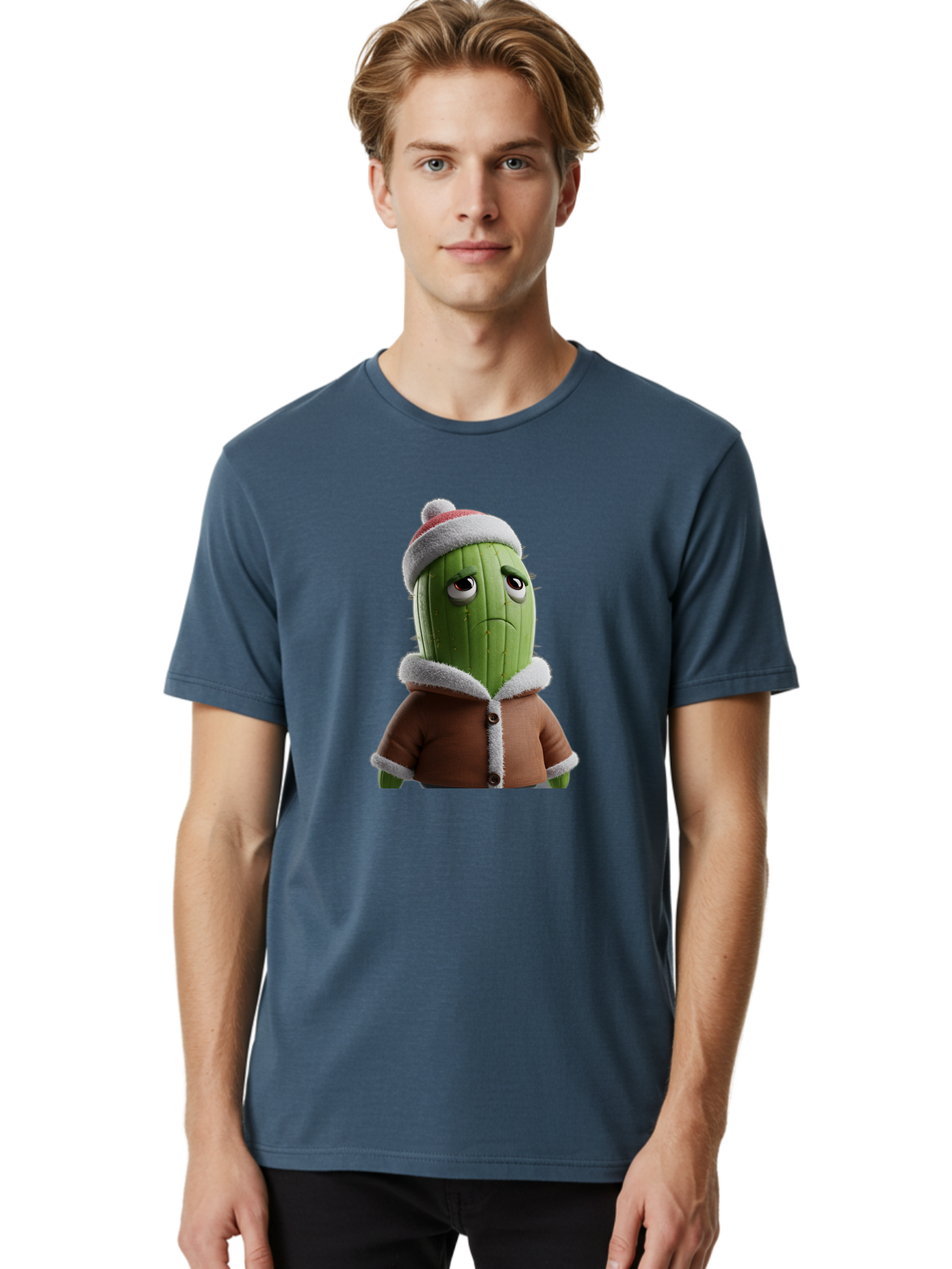 Cactus-In-Winter-Clothes Men'S Graphic Tee, 100% Cotton, Comfortable Casual Summer Wear, Machine Washable, Vintage Camera, Old Camera, Antique Camera, Black Camera, Classic Photography, Photography Equipment, Nostalgic Device, Film Camera, Bal922