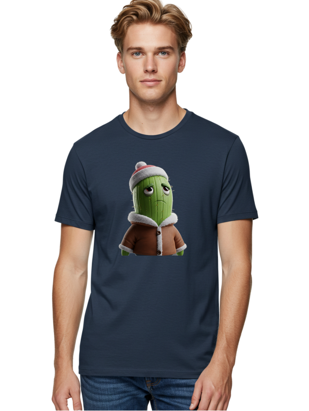 Cactus-In-Winter-Clothes Men'S Graphic Tee, 100% Cotton, Comfortable Casual Summer Wear, Machine Washable, Vintage Camera, Old Camera, Antique Camera, Black Camera, Classic Photography, Photography Equipment, Nostalgic Device, Film Camera, Bal922