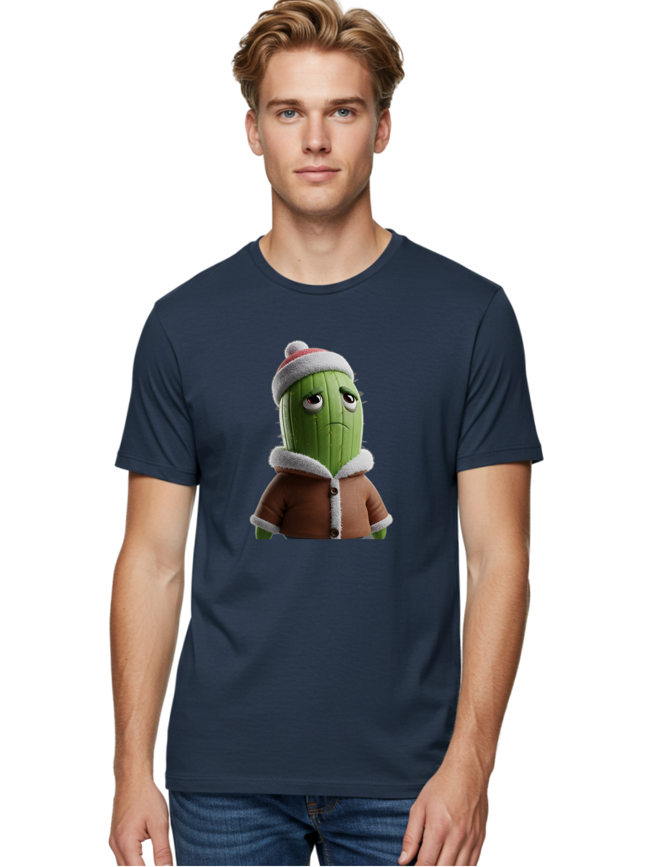 Cactus-In-Winter-Clothes Men'S Graphic Tee, 100% Cotton, Comfortable Casual Summer Wear, Machine Washable, Vintage Camera, Old Camera, Antique Camera, Black Camera, Classic Photography, Photography Equipment, Nostalgic Device, Film Camera, Bal922