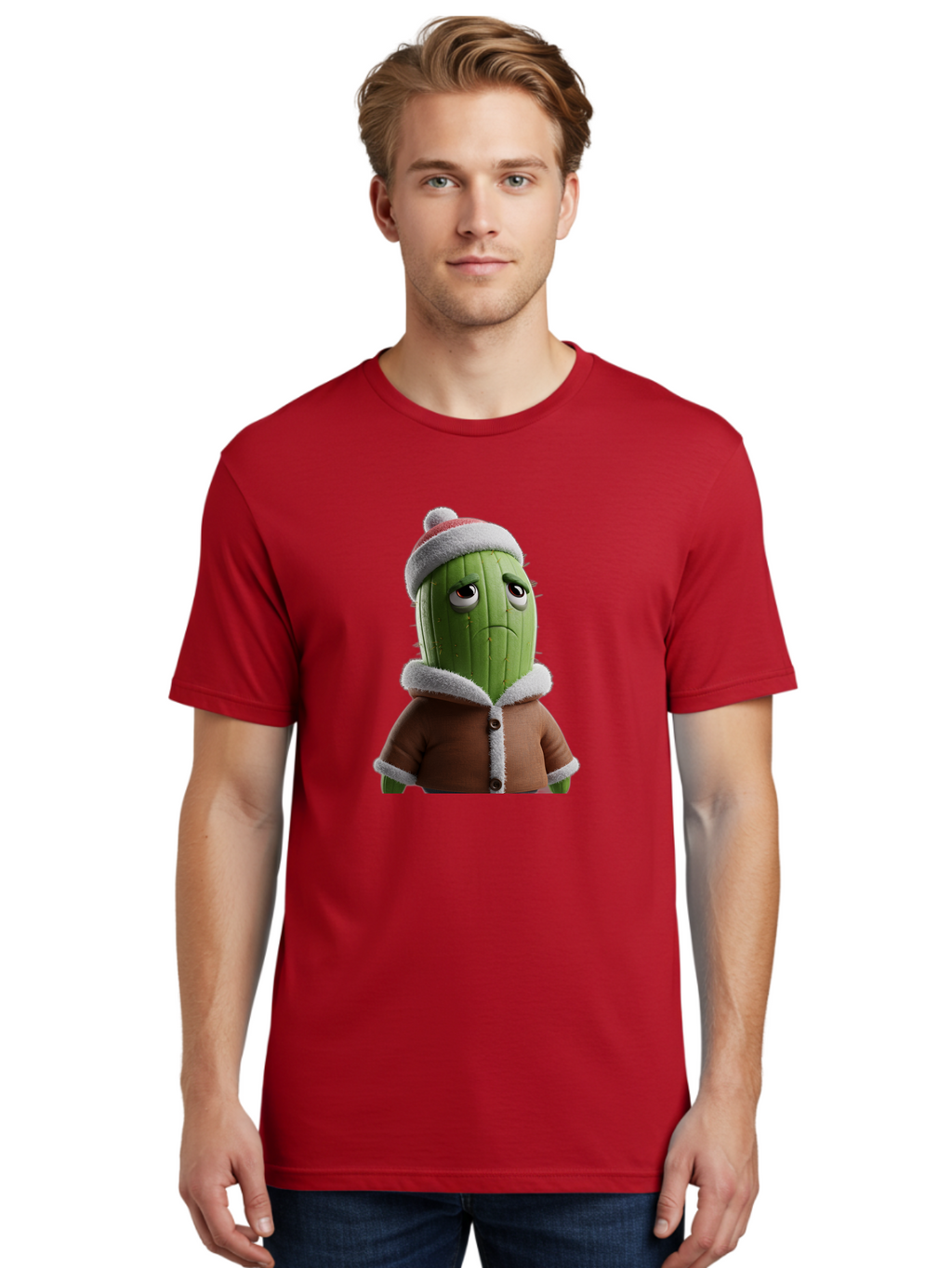 Cactus-In-Winter-Clothes Men'S Graphic Tee, 100% Cotton, Comfortable Casual Summer Wear, Machine Washable, Vintage Camera, Old Camera, Antique Camera, Black Camera, Classic Photography, Photography Equipment, Nostalgic Device, Film Camera, Bal922