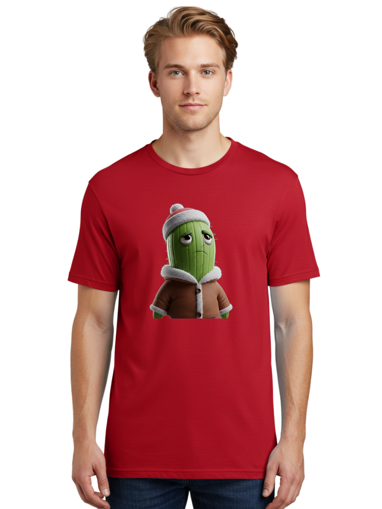 Cactus-In-Winter-Clothes Men'S Graphic Tee, 100% Cotton, Comfortable Casual Summer Wear, Machine Washable, Vintage Camera, Old Camera, Antique Camera, Black Camera, Classic Photography, Photography Equipment, Nostalgic Device, Film Camera, Bal922