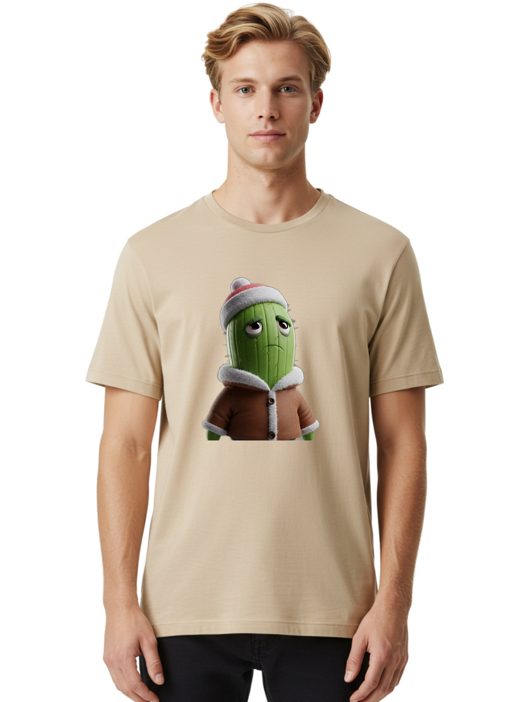 Cactus-In-Winter-Clothes Men'S Graphic Tee, 100% Cotton, Comfortable Casual Summer Wear, Machine Washable, Vintage Camera, Old Camera, Antique Camera, Black Camera, Classic Photography, Photography Equipment, Nostalgic Device, Film Camera, Bal922
