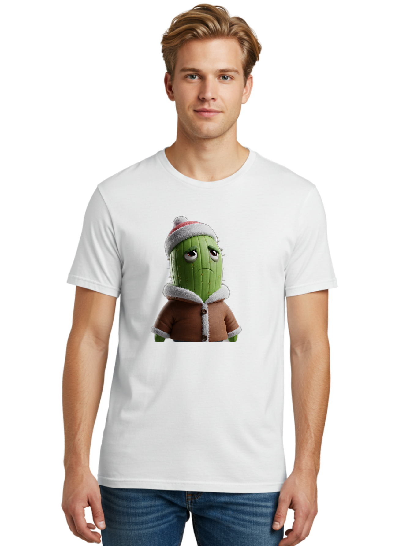 Cactus-In-Winter-Clothes Men'S Graphic Tee, 100% Cotton, Comfortable Casual Summer Wear, Machine Washable, Vintage Camera, Old Camera, Antique Camera, Black Camera, Classic Photography, Photography Equipment, Nostalgic Device, Film Camera, Bal922