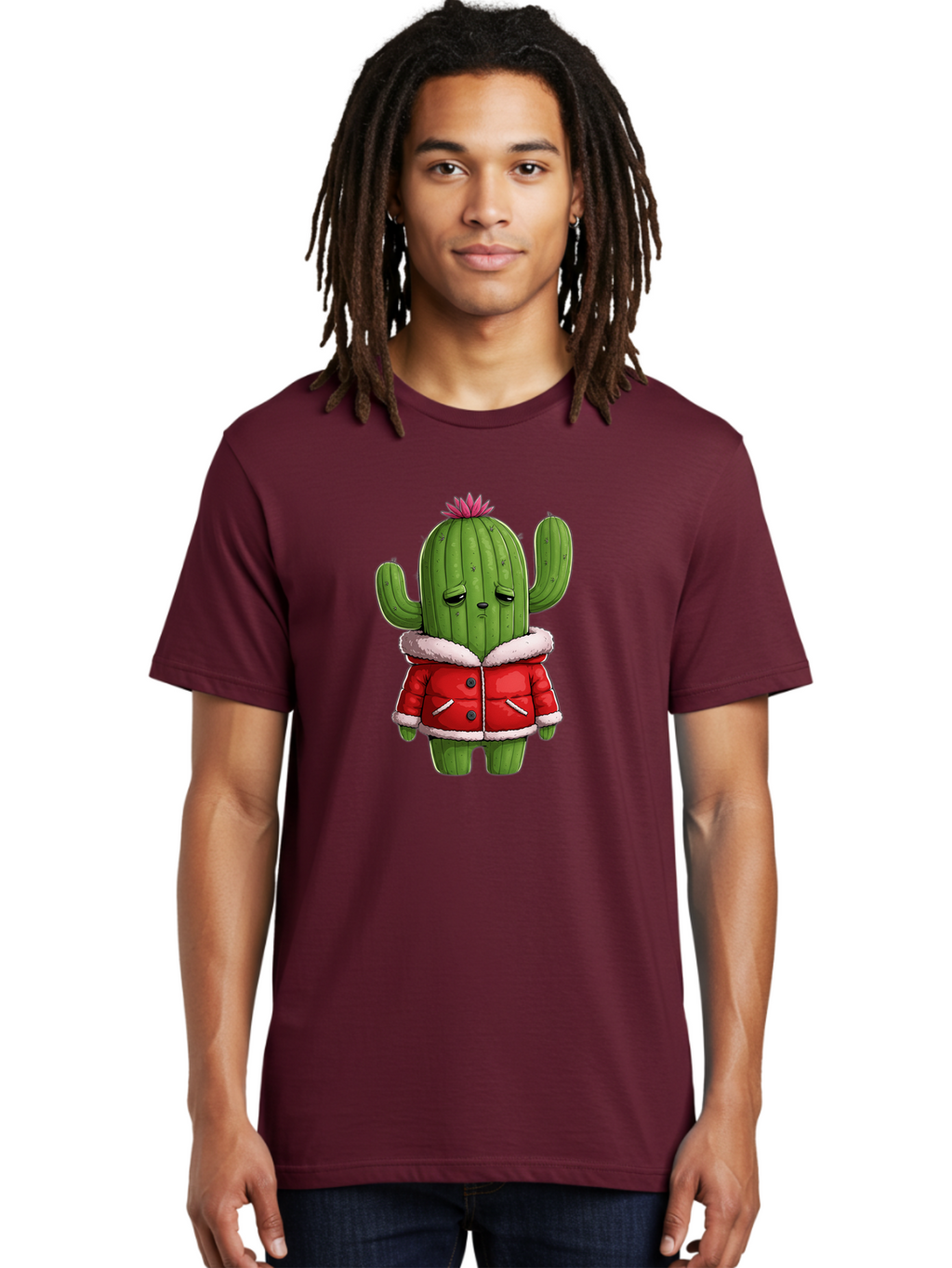 Cactus-In-Winter-Coat Men'S Graphic Tee, 100% Cotton, Comfortable Casual Summer Wear, Machine Washable, Vintage Camera, Old Camera, Antique Camera, Black Camera, Classic Photography, Photography Equipment, Nostalgic Device, Film Camera, Bal923