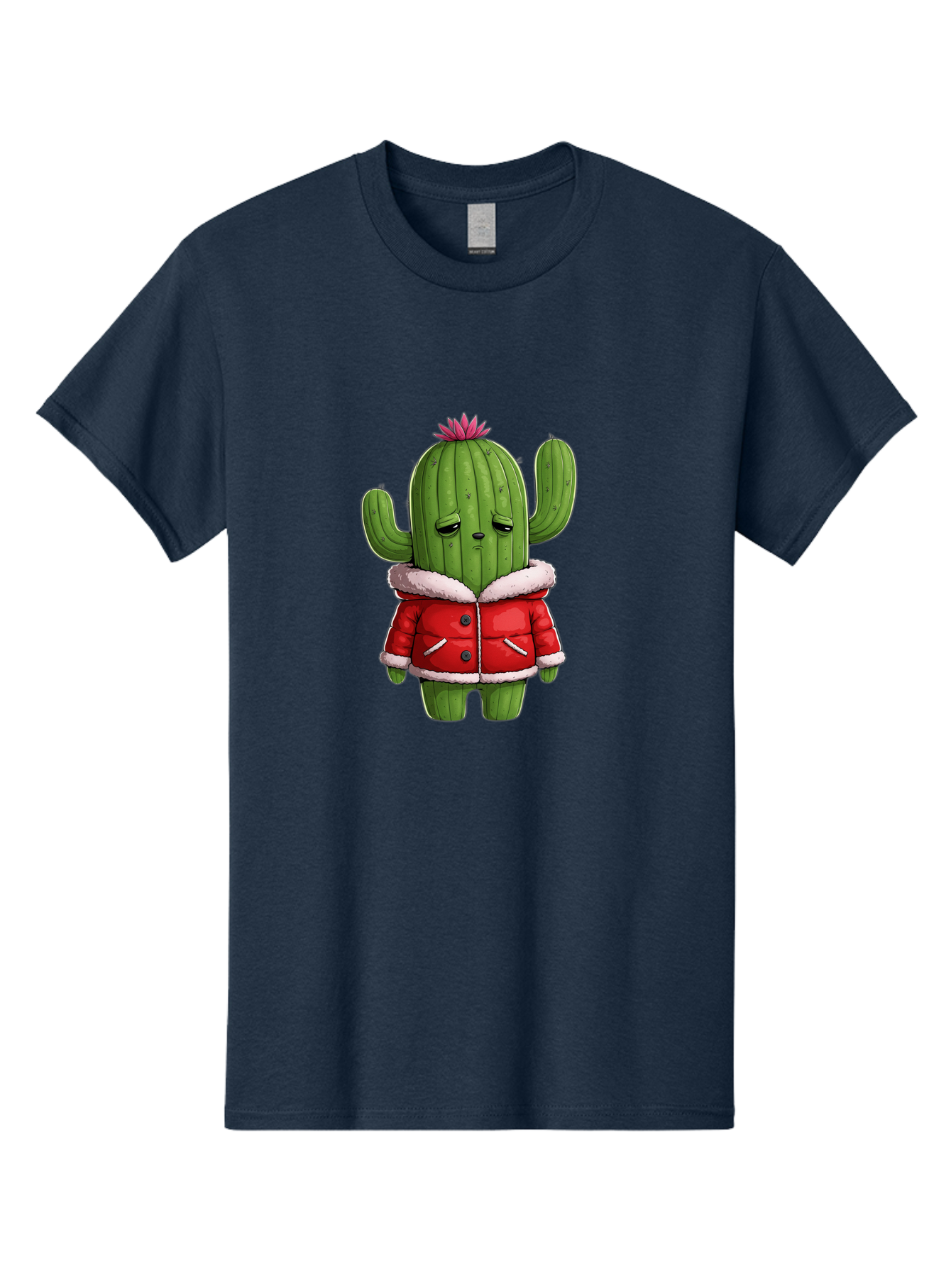 Cactus-In-Winter-Coat Men'S Graphic Tee, 100% Cotton, Comfortable Casual Summer Wear, Machine Washable, Vintage Camera, Old Camera, Antique Camera, Black Camera, Classic Photography, Photography Equipment, Nostalgic Device, Film Camera, Bal923