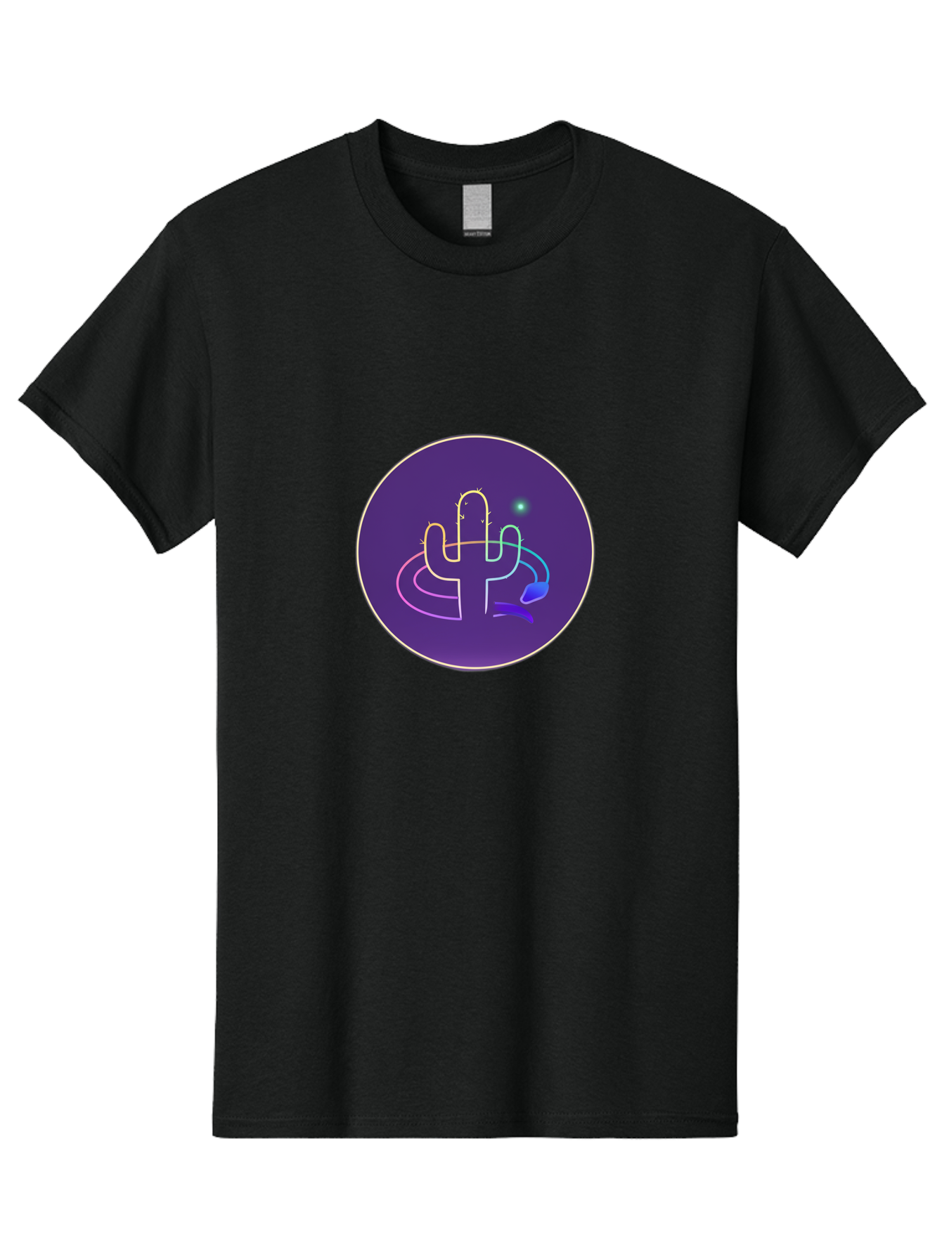 Cactus-Logo Men'S Graphic Tee, 100% Cotton, Comfortable Casual Summer Wear, Machine Washable, Vintage Camera, Old Camera, Antique Camera, Black Camera, Classic Photography, Photography Equipment, Nostalgic Device, Film Camera, Camera Art Bal924
