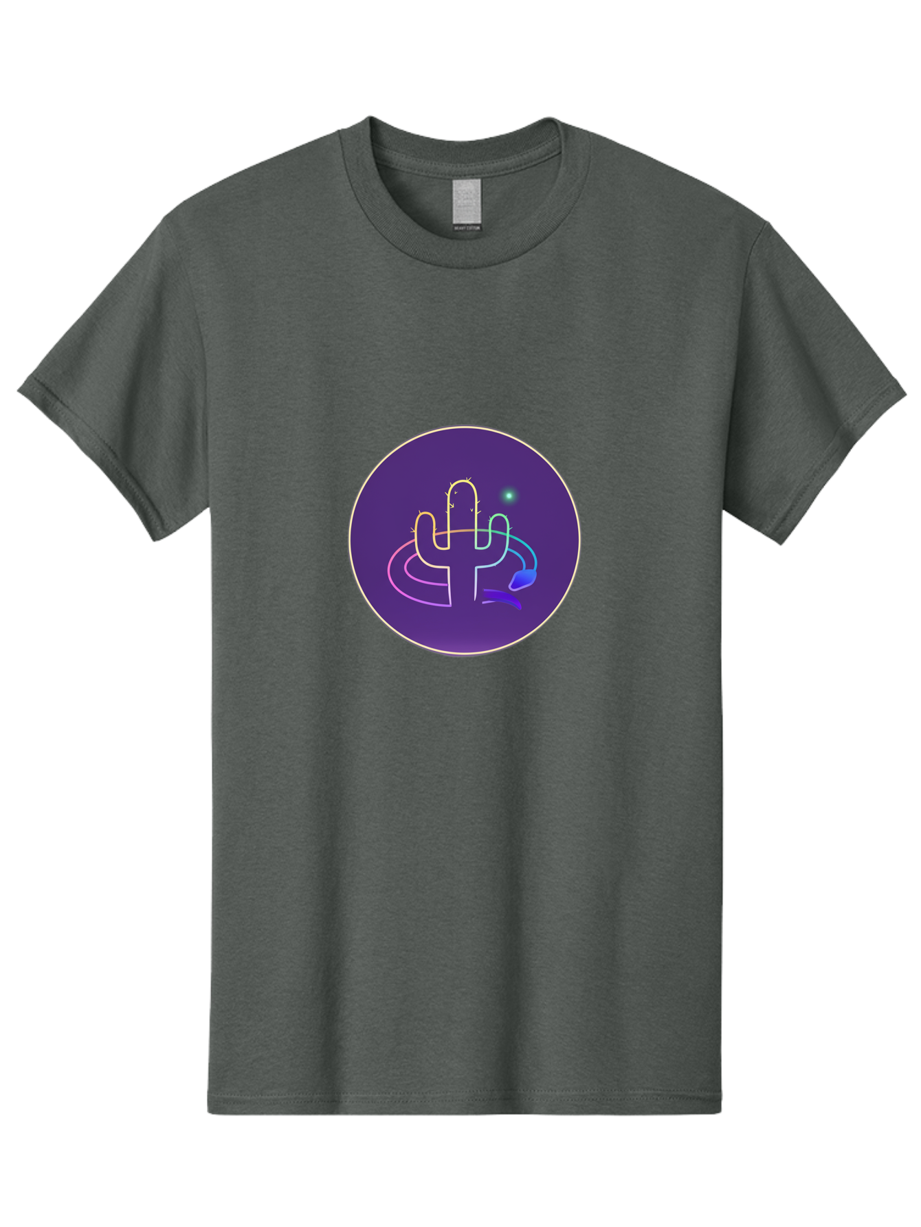 Cactus-Logo Men'S Graphic Tee, 100% Cotton, Comfortable Casual Summer Wear, Machine Washable, Vintage Camera, Old Camera, Antique Camera, Black Camera, Classic Photography, Photography Equipment, Nostalgic Device, Film Camera, Camera Art Bal924
