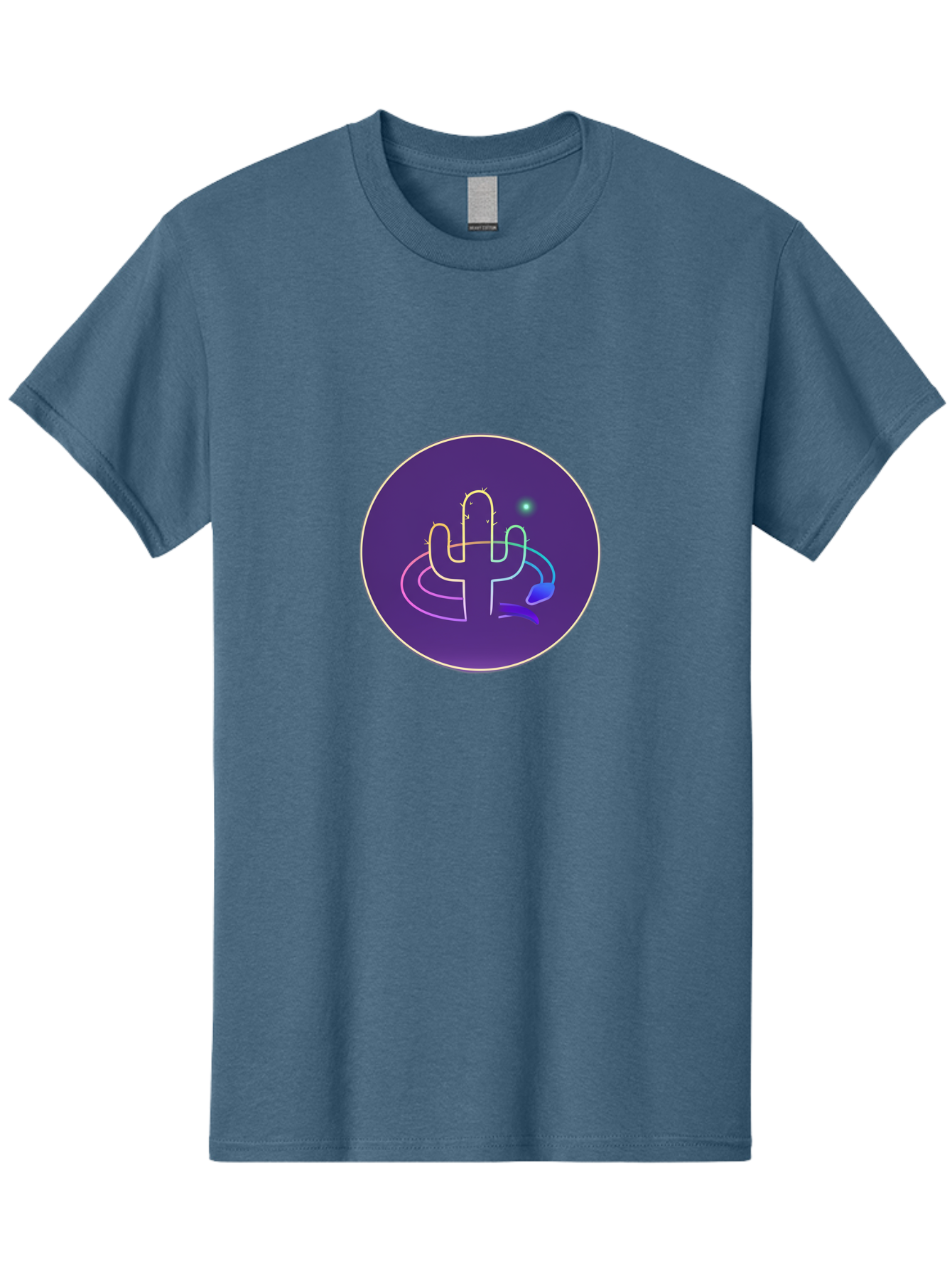 Cactus-Logo Men'S Graphic Tee, 100% Cotton, Comfortable Casual Summer Wear, Machine Washable, Vintage Camera, Old Camera, Antique Camera, Black Camera, Classic Photography, Photography Equipment, Nostalgic Device, Film Camera, Camera Art Bal924