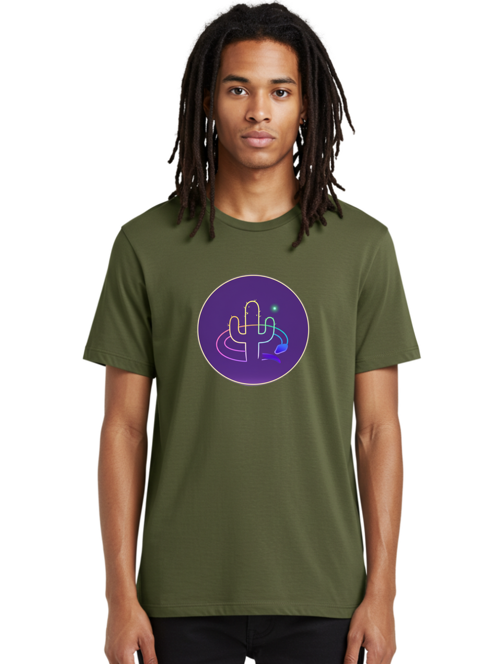 Cactus-Logo Men'S Graphic Tee, 100% Cotton, Comfortable Casual Summer Wear, Machine Washable, Vintage Camera, Old Camera, Antique Camera, Black Camera, Classic Photography, Photography Equipment, Nostalgic Device, Film Camera, Camera Art Bal924