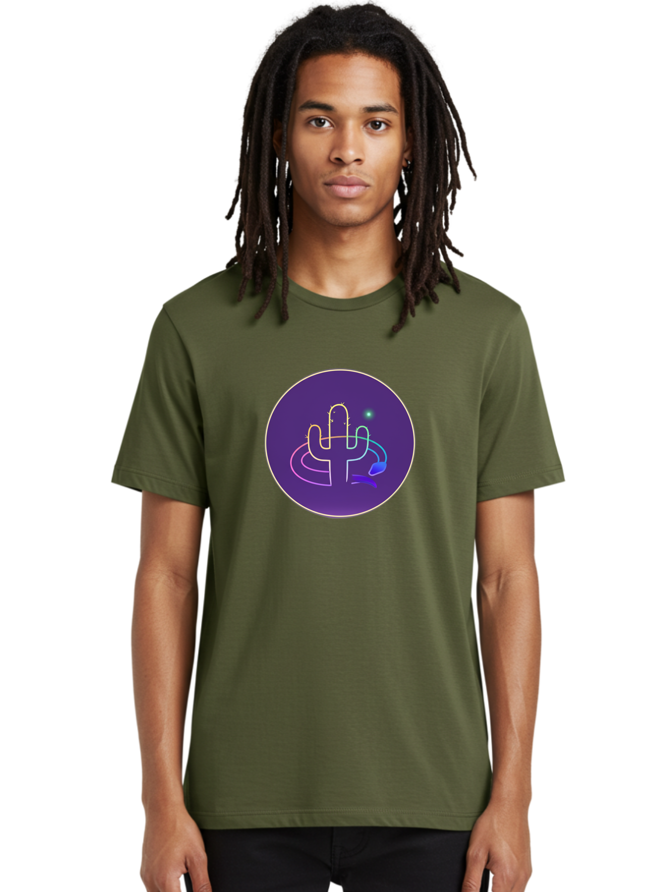 Cactus-Logo Men'S Graphic Tee, 100% Cotton, Comfortable Casual Summer Wear, Machine Washable, Vintage Camera, Old Camera, Antique Camera, Black Camera, Classic Photography, Photography Equipment, Nostalgic Device, Film Camera, Camera Art Bal924