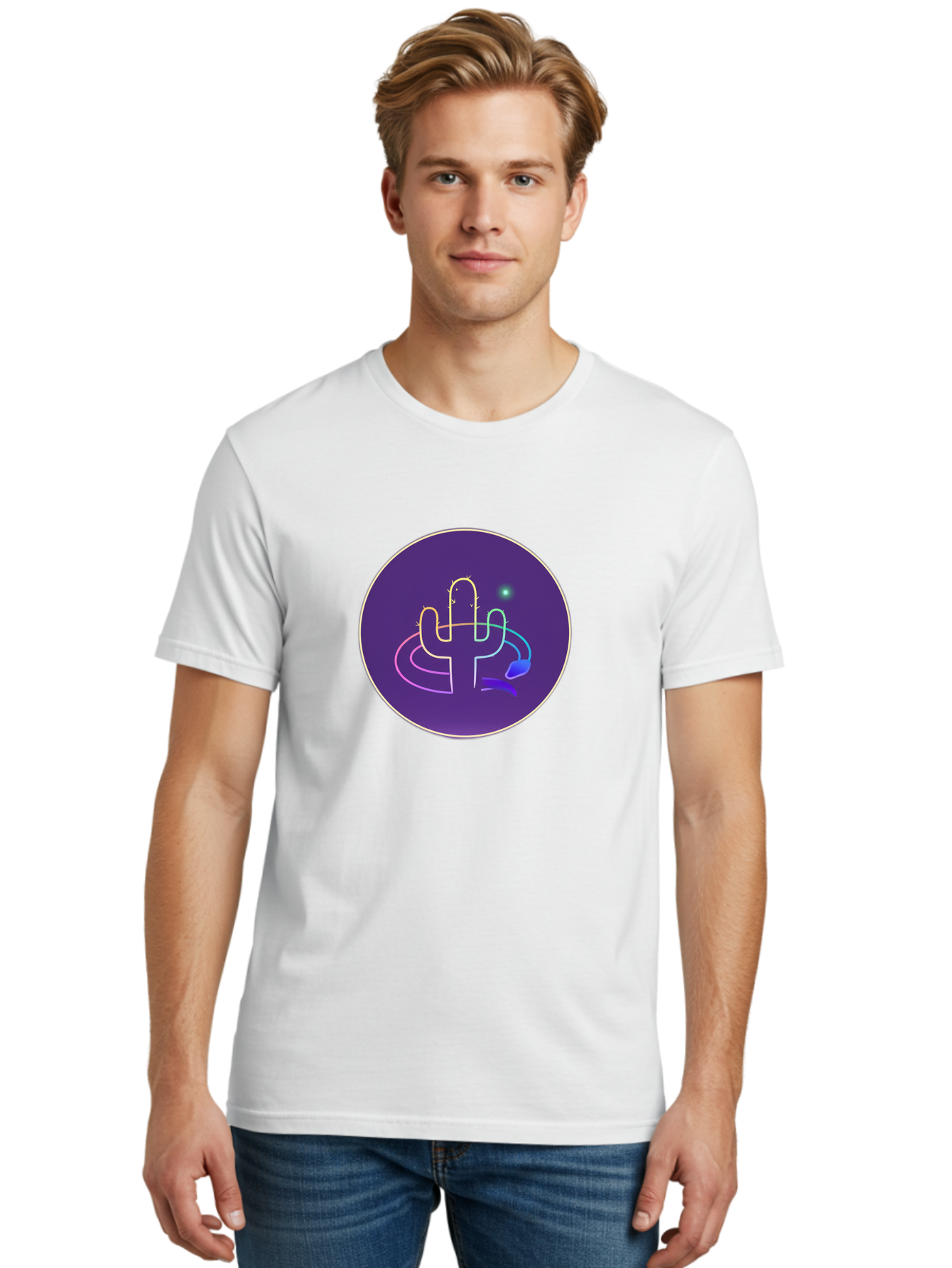 Cactus-Logo Men'S Graphic Tee, 100% Cotton, Comfortable Casual Summer Wear, Machine Washable, Vintage Camera, Old Camera, Antique Camera, Black Camera, Classic Photography, Photography Equipment, Nostalgic Device, Film Camera, Camera Art Bal924