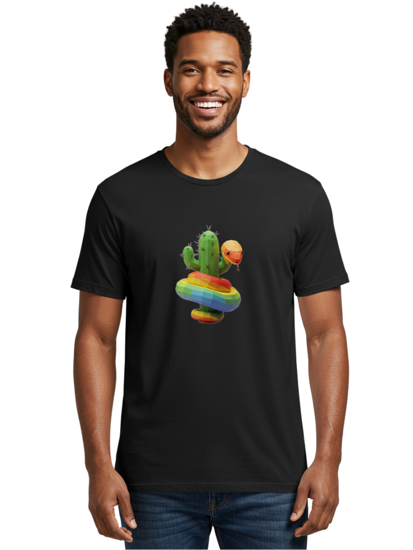 Cactus-Snake Men'S Graphic Tee, 100% Cotton, Comfortable Casual Summer Wear, Machine Washable, Vintage Camera, Old Camera, Antique Camera, Black Camera, Classic Photography, Photography Equipment, Nostalgic Device, Film Camera, Camera Art Bal925