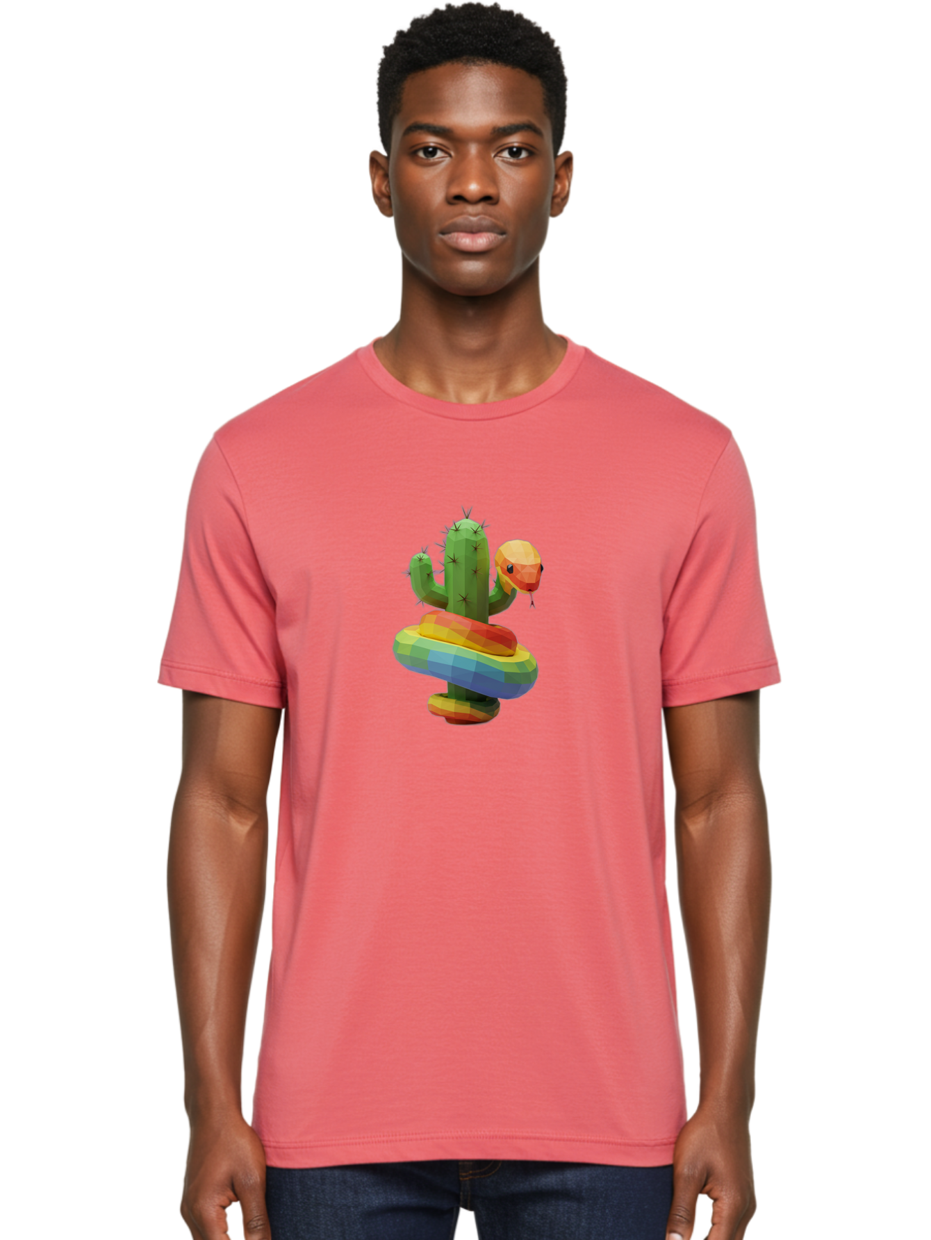 Cactus-Snake Men'S Graphic Tee, 100% Cotton, Comfortable Casual Summer Wear, Machine Washable, Vintage Camera, Old Camera, Antique Camera, Black Camera, Classic Photography, Photography Equipment, Nostalgic Device, Film Camera, Camera Art Bal925