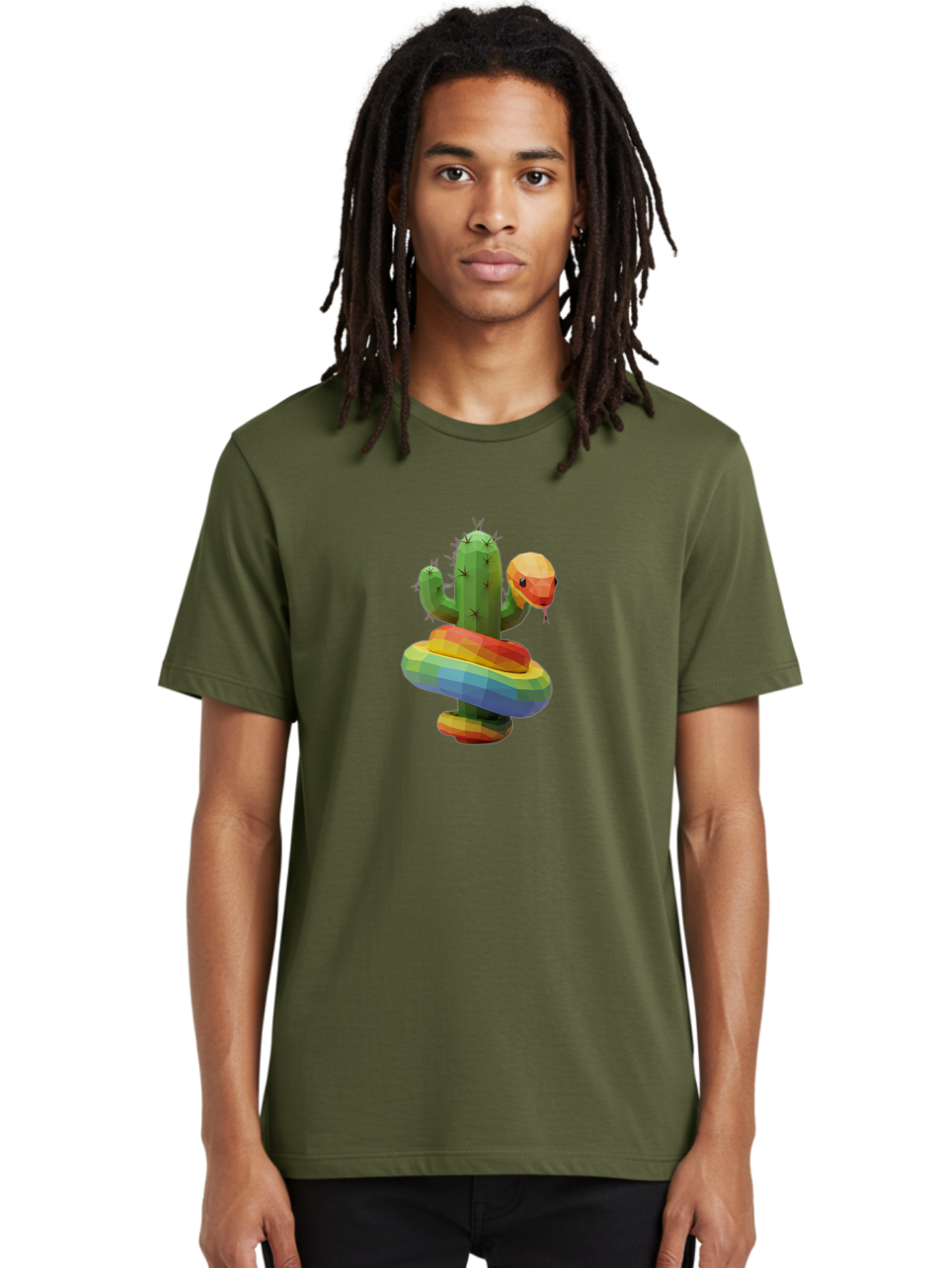 Cactus-Snake Men'S Graphic Tee, 100% Cotton, Comfortable Casual Summer Wear, Machine Washable, Vintage Camera, Old Camera, Antique Camera, Black Camera, Classic Photography, Photography Equipment, Nostalgic Device, Film Camera, Camera Art Bal925