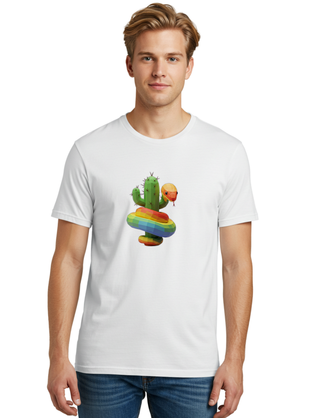 Cactus-Snake Men'S Graphic Tee, 100% Cotton, Comfortable Casual Summer Wear, Machine Washable, Vintage Camera, Old Camera, Antique Camera, Black Camera, Classic Photography, Photography Equipment, Nostalgic Device, Film Camera, Camera Art Bal925
