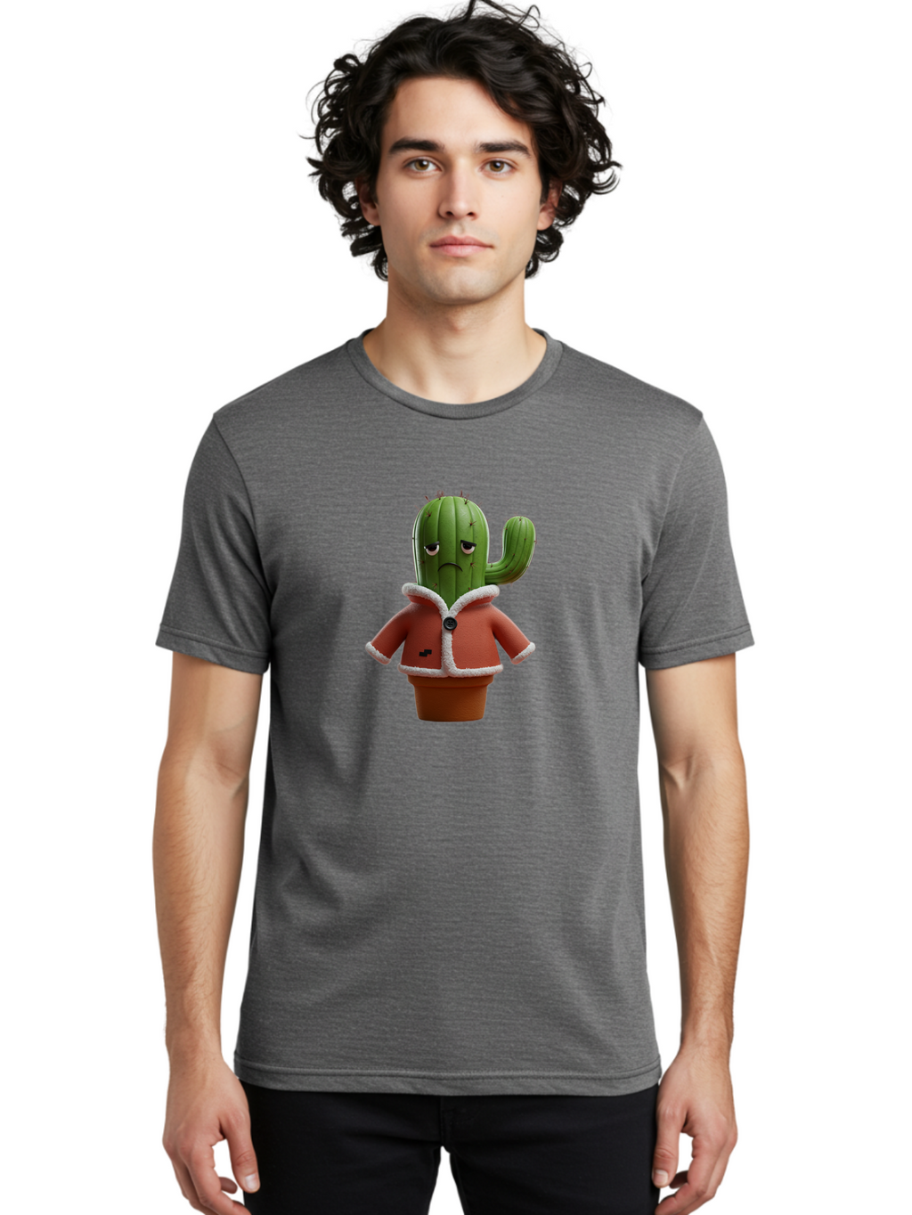 Cactus Men'S Graphic Tee, 100% Cotton, Comfortable Casual Summer Wear, Machine Washable, Vintage Camera, Old Camera, Antique Camera, Black Camera, Classic Photography, Photography Equipment, Nostalgic Device, Film Camera, Camera Art Bal926