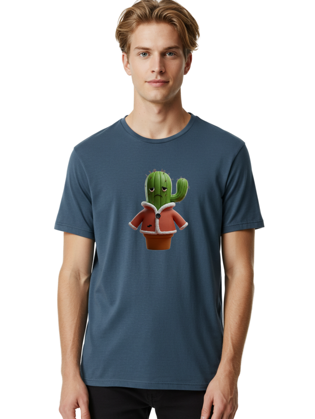 Cactus Men'S Graphic Tee, 100% Cotton, Comfortable Casual Summer Wear, Machine Washable, Vintage Camera, Old Camera, Antique Camera, Black Camera, Classic Photography, Photography Equipment, Nostalgic Device, Film Camera, Camera Art Bal926