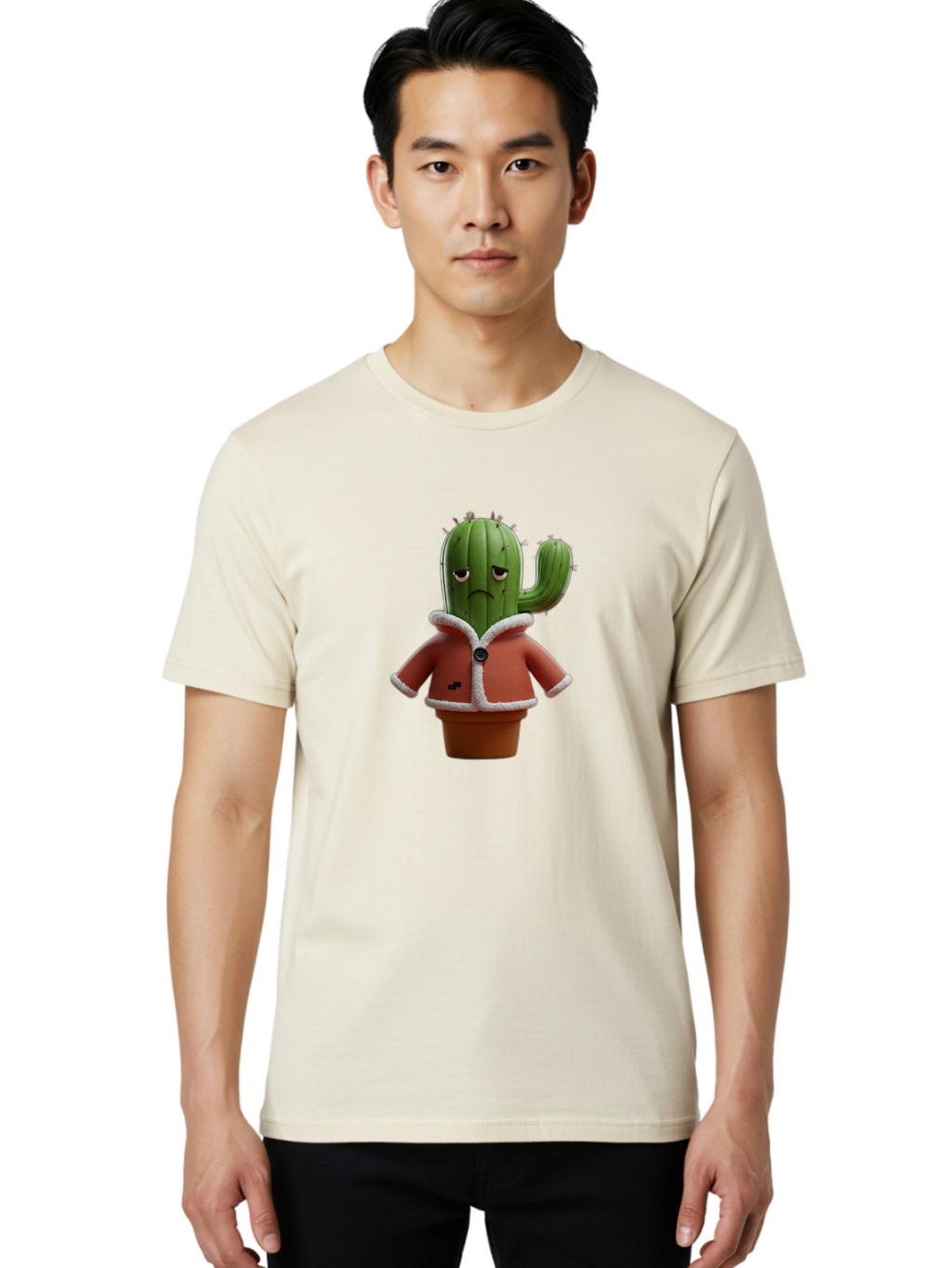 Cactus Men'S Graphic Tee, 100% Cotton, Comfortable Casual Summer Wear, Machine Washable, Vintage Camera, Old Camera, Antique Camera, Black Camera, Classic Photography, Photography Equipment, Nostalgic Device, Film Camera, Camera Art Bal926