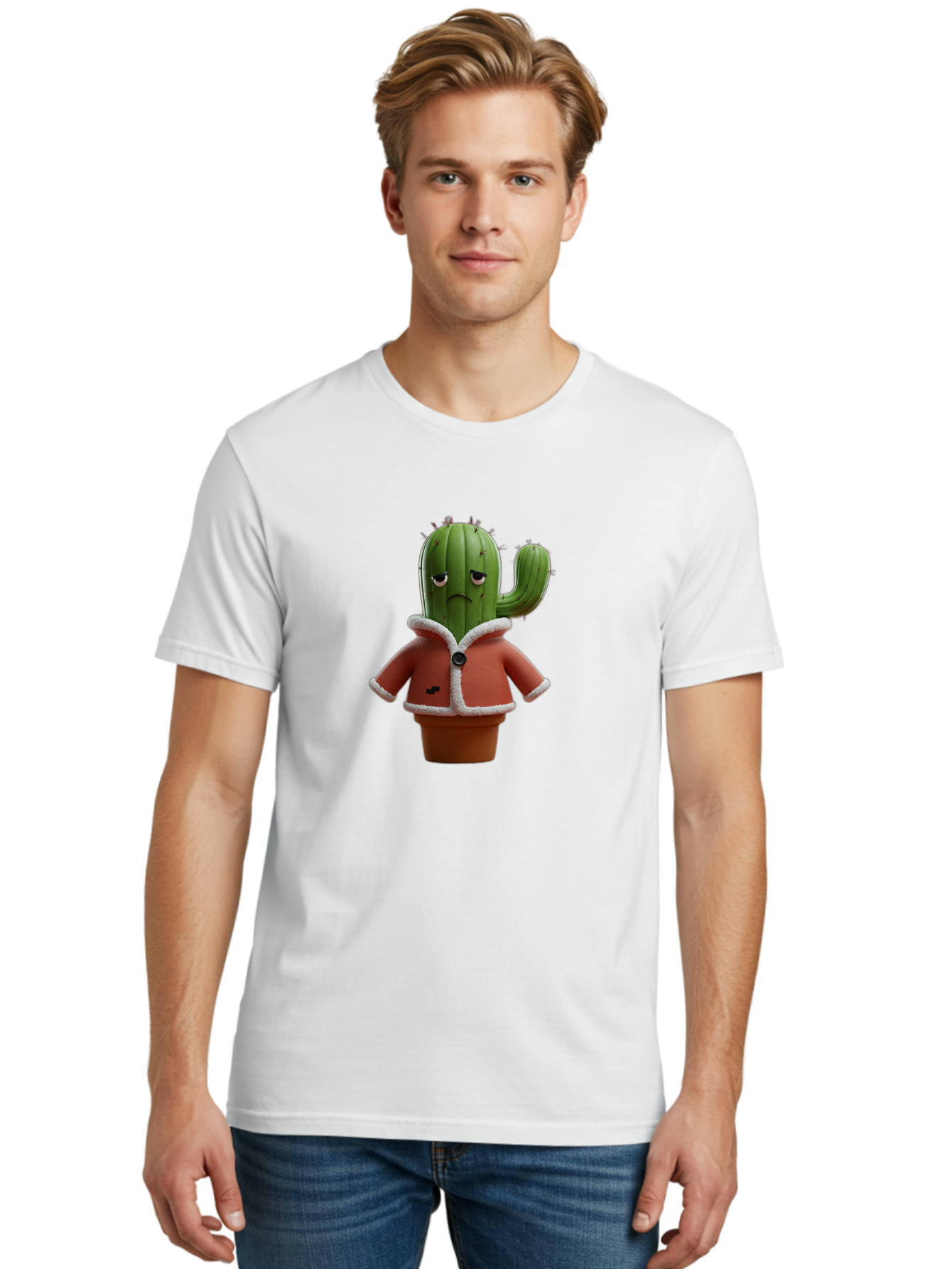Cactus Men'S Graphic Tee, 100% Cotton, Comfortable Casual Summer Wear, Machine Washable, Vintage Camera, Old Camera, Antique Camera, Black Camera, Classic Photography, Photography Equipment, Nostalgic Device, Film Camera, Camera Art Bal926