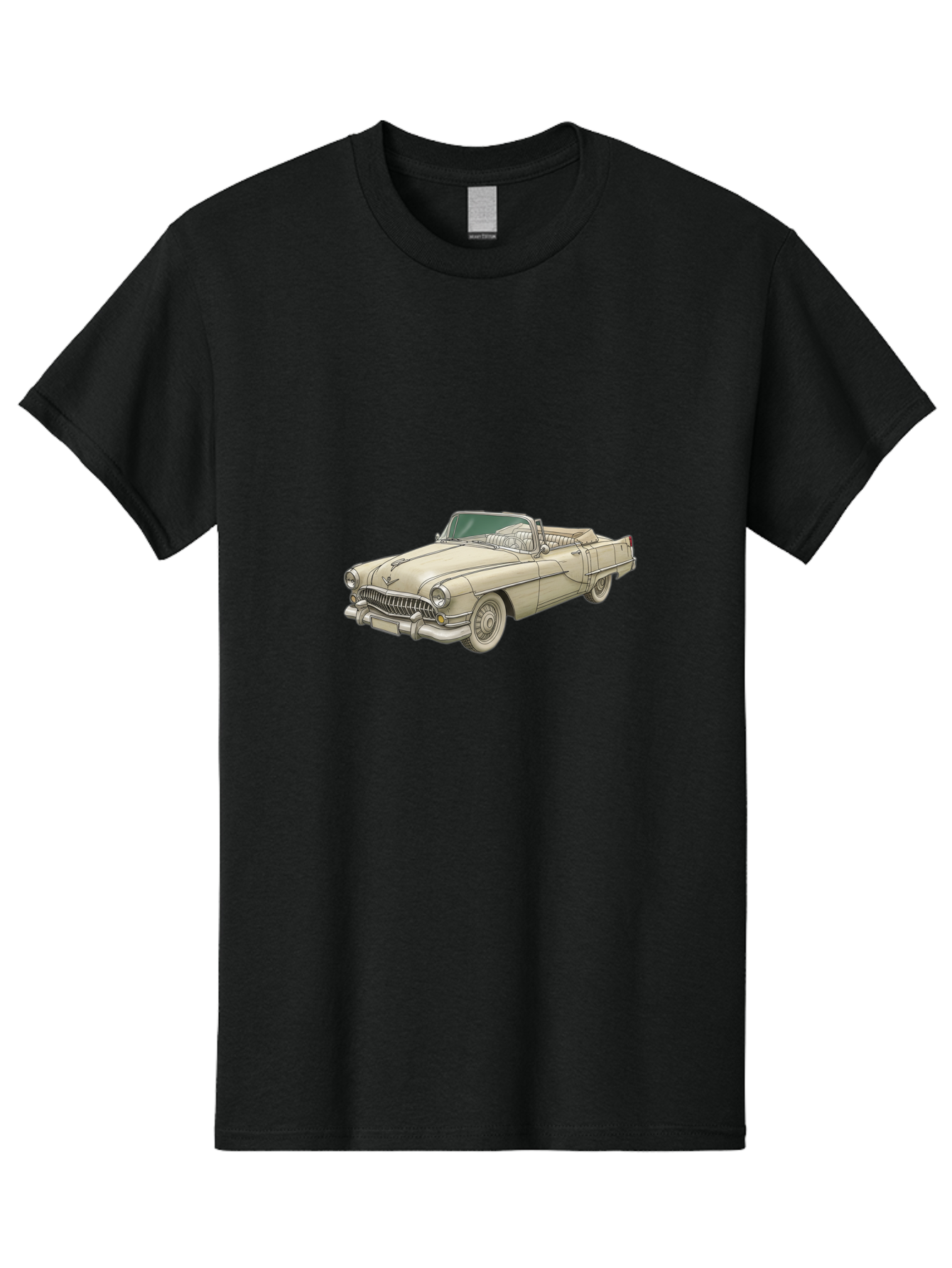 Cadillac-Convertible Men'S Graphic Tee, 100% Cotton, Comfortable Casual Summer Wear, Machine Washable, Vintage Camera, Old Camera, Antique Camera, Black Camera, Classic Photography, Photography Equipment, Nostalgic Device, Film Camera, Bal927