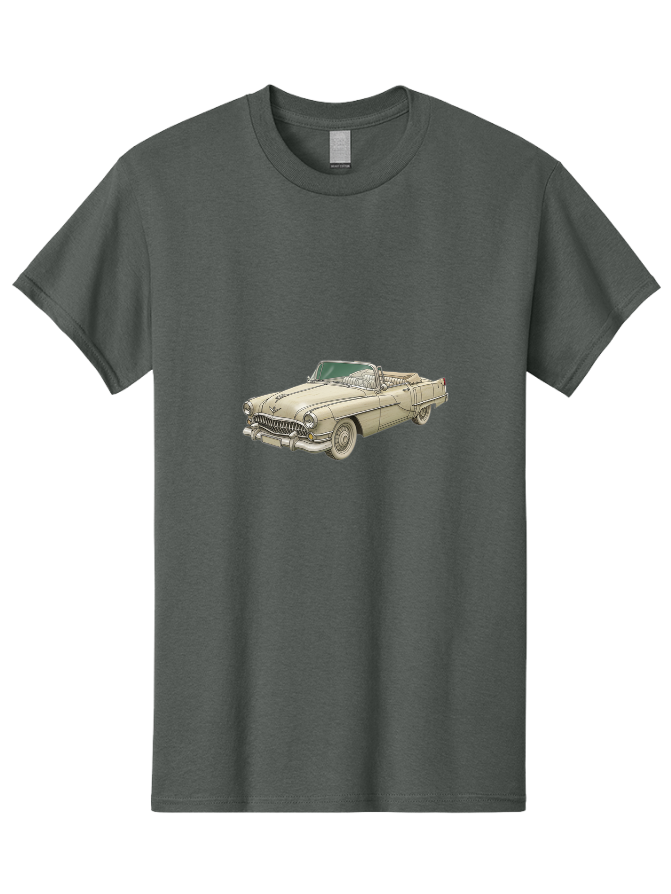 Cadillac-Convertible Men'S Graphic Tee, 100% Cotton, Comfortable Casual Summer Wear, Machine Washable, Vintage Camera, Old Camera, Antique Camera, Black Camera, Classic Photography, Photography Equipment, Nostalgic Device, Film Camera, Bal927