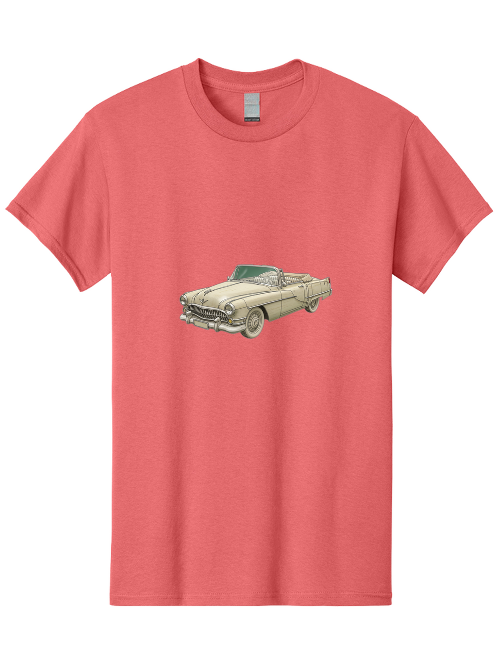 Cadillac-Convertible Men'S Graphic Tee, 100% Cotton, Comfortable Casual Summer Wear, Machine Washable, Vintage Camera, Old Camera, Antique Camera, Black Camera, Classic Photography, Photography Equipment, Nostalgic Device, Film Camera, Bal927
