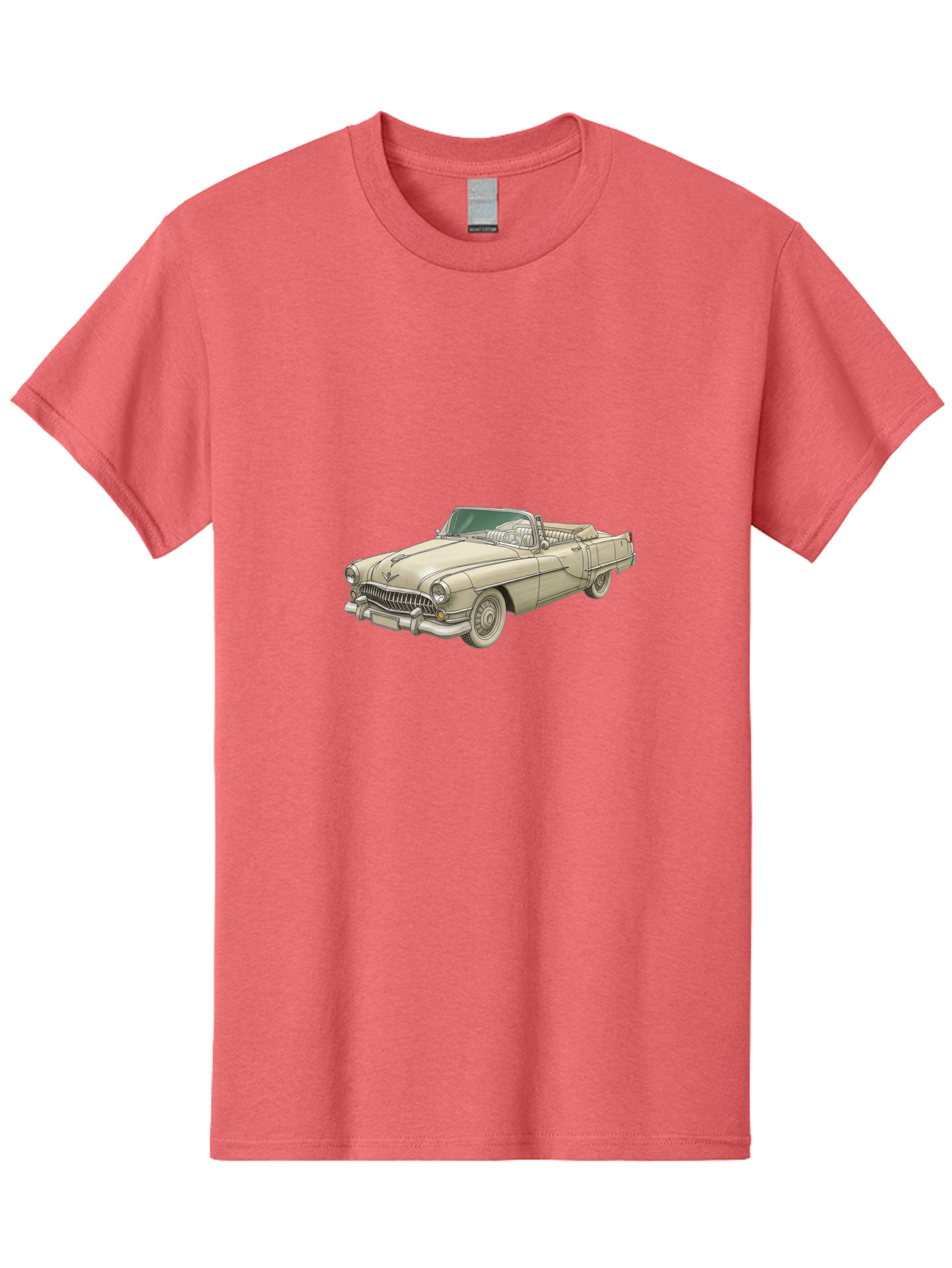 Cadillac-Convertible Men'S Graphic Tee, 100% Cotton, Comfortable Casual Summer Wear, Machine Washable, Vintage Camera, Old Camera, Antique Camera, Black Camera, Classic Photography, Photography Equipment, Nostalgic Device, Film Camera, Bal927