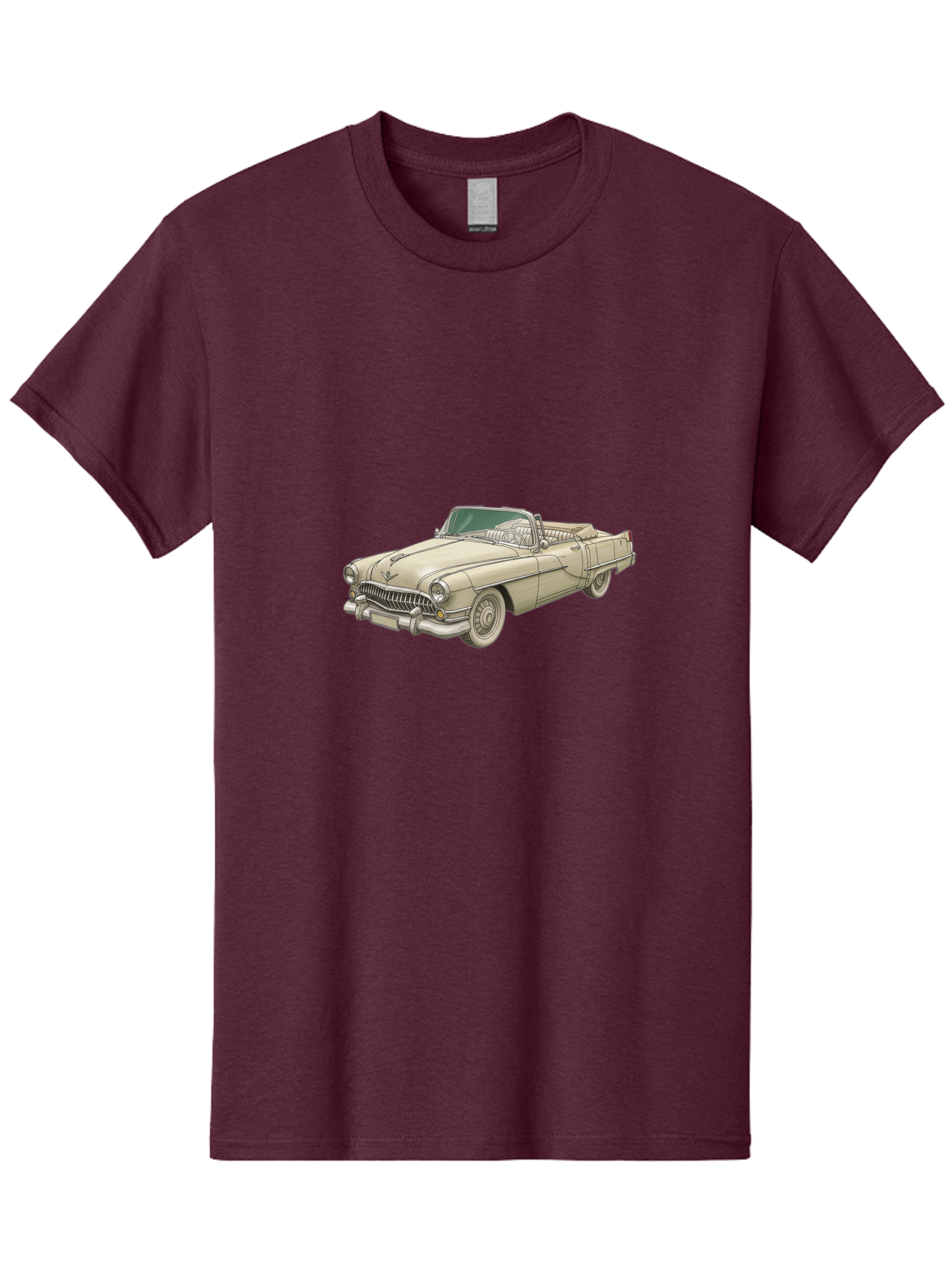 Cadillac-Convertible Men'S Graphic Tee, 100% Cotton, Comfortable Casual Summer Wear, Machine Washable, Vintage Camera, Old Camera, Antique Camera, Black Camera, Classic Photography, Photography Equipment, Nostalgic Device, Film Camera, Bal927