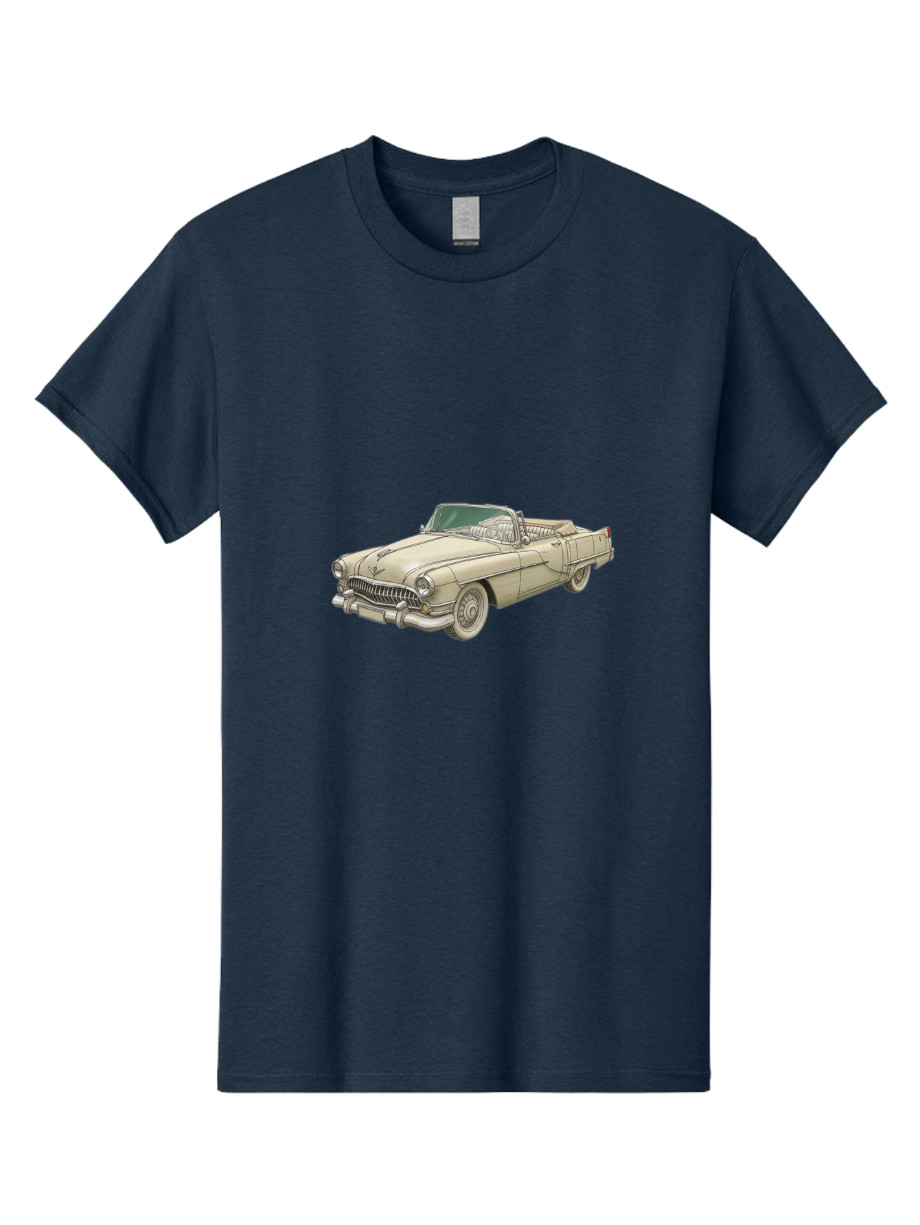 Cadillac-Convertible Men'S Graphic Tee, 100% Cotton, Comfortable Casual Summer Wear, Machine Washable, Vintage Camera, Old Camera, Antique Camera, Black Camera, Classic Photography, Photography Equipment, Nostalgic Device, Film Camera, Bal927