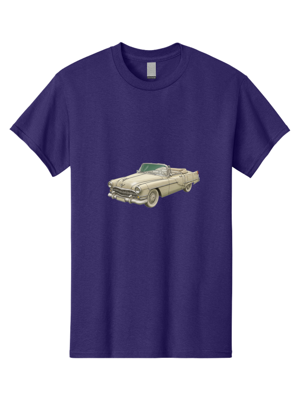 Cadillac-Convertible Men'S Graphic Tee, 100% Cotton, Comfortable Casual Summer Wear, Machine Washable, Vintage Camera, Old Camera, Antique Camera, Black Camera, Classic Photography, Photography Equipment, Nostalgic Device, Film Camera, Bal927