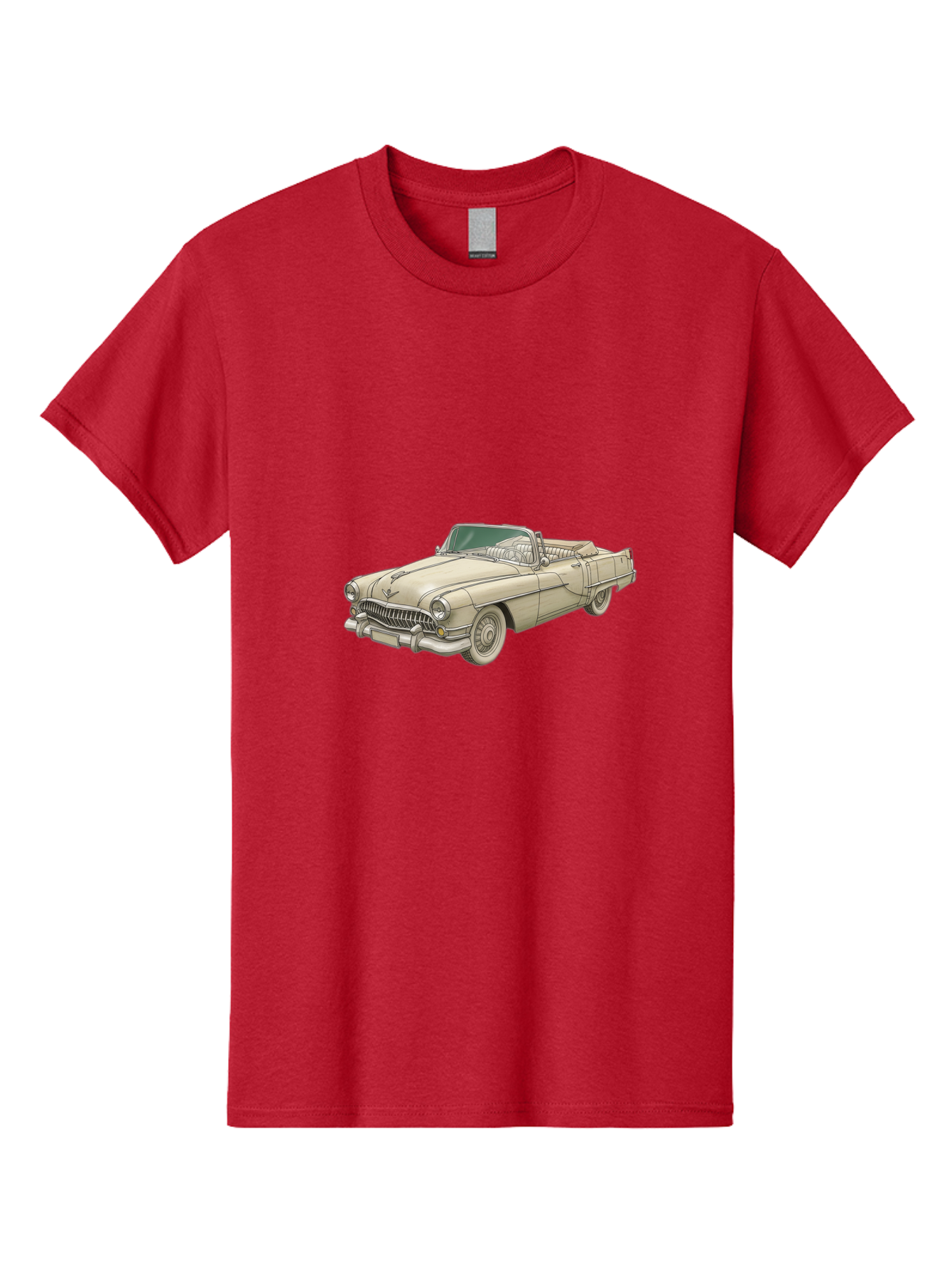 Cadillac-Convertible Men'S Graphic Tee, 100% Cotton, Comfortable Casual Summer Wear, Machine Washable, Vintage Camera, Old Camera, Antique Camera, Black Camera, Classic Photography, Photography Equipment, Nostalgic Device, Film Camera, Bal927