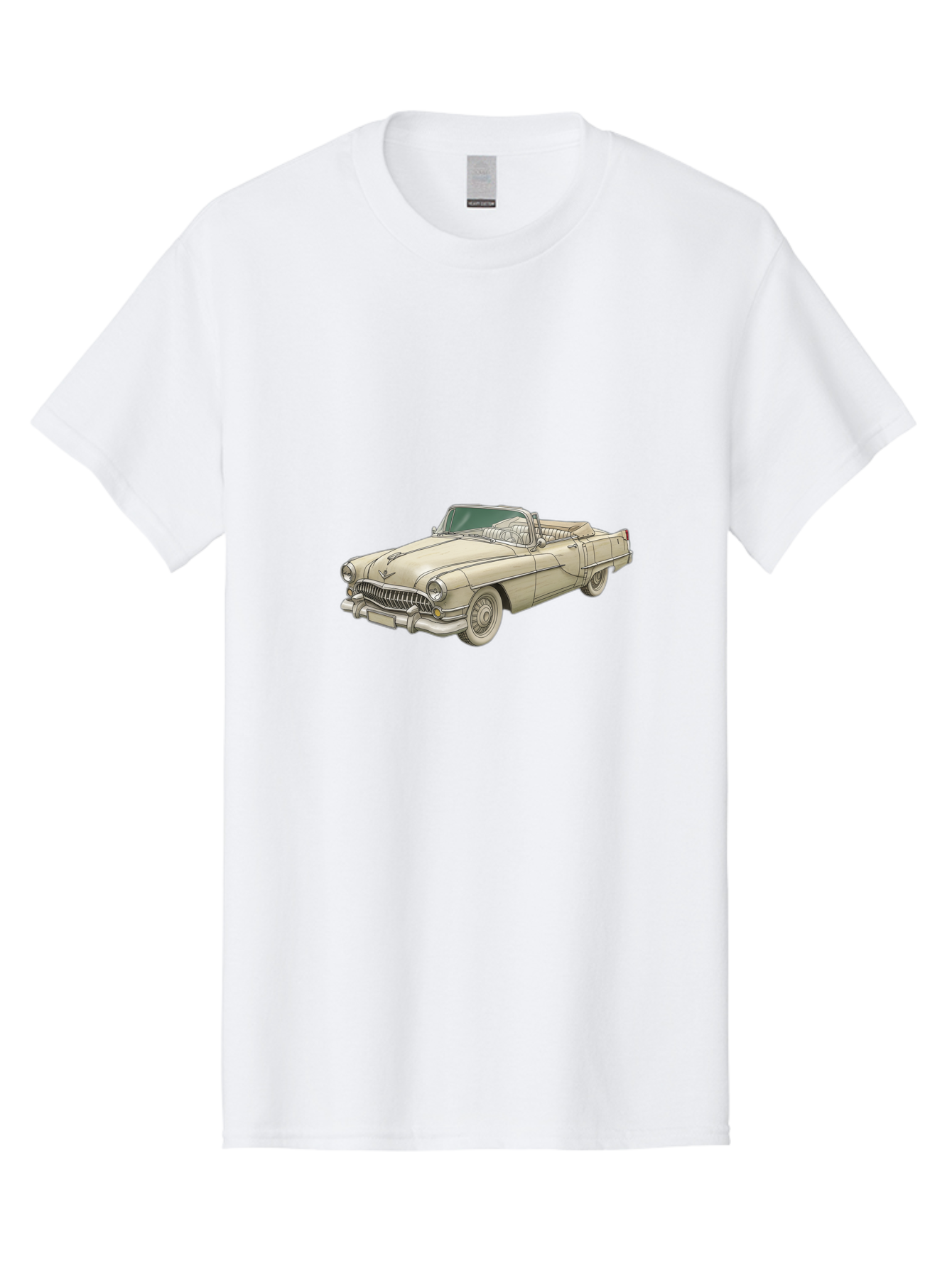 Cadillac-Convertible Men'S Graphic Tee, 100% Cotton, Comfortable Casual Summer Wear, Machine Washable, Vintage Camera, Old Camera, Antique Camera, Black Camera, Classic Photography, Photography Equipment, Nostalgic Device, Film Camera, Bal927
