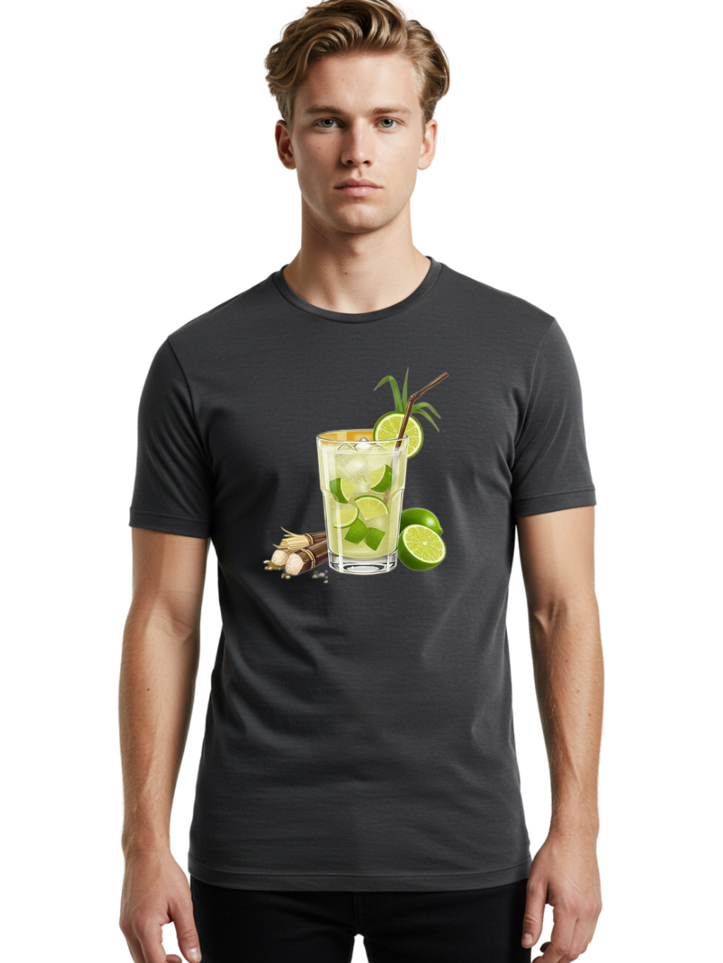 Caipirinha Men'S Graphic Tee, 100% Cotton, Comfortable Casual Summer Wear, Machine Washable, Vintage Camera, Old Camera, Antique Camera, Black Camera, Classic Photography, Photography Equipment, Nostalgic Device, Film Camera, Camera Art Bal928