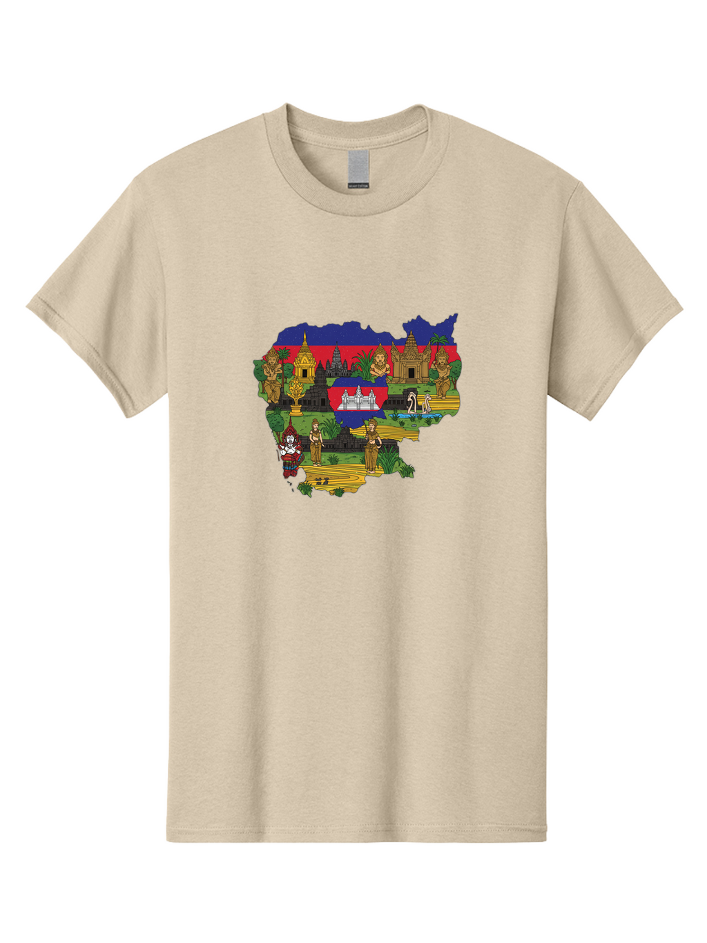 Cambodia-Cultural-Heritage Men'S Graphic Tee, 100% Cotton, Comfortable Casual Summer Wear, Machine Washable, Vintage Camera, Old Camera, Antique Camera, Black Camera, Classic Photography, Photography Equipment, Nostalgic Device, Film Camera, Bal930