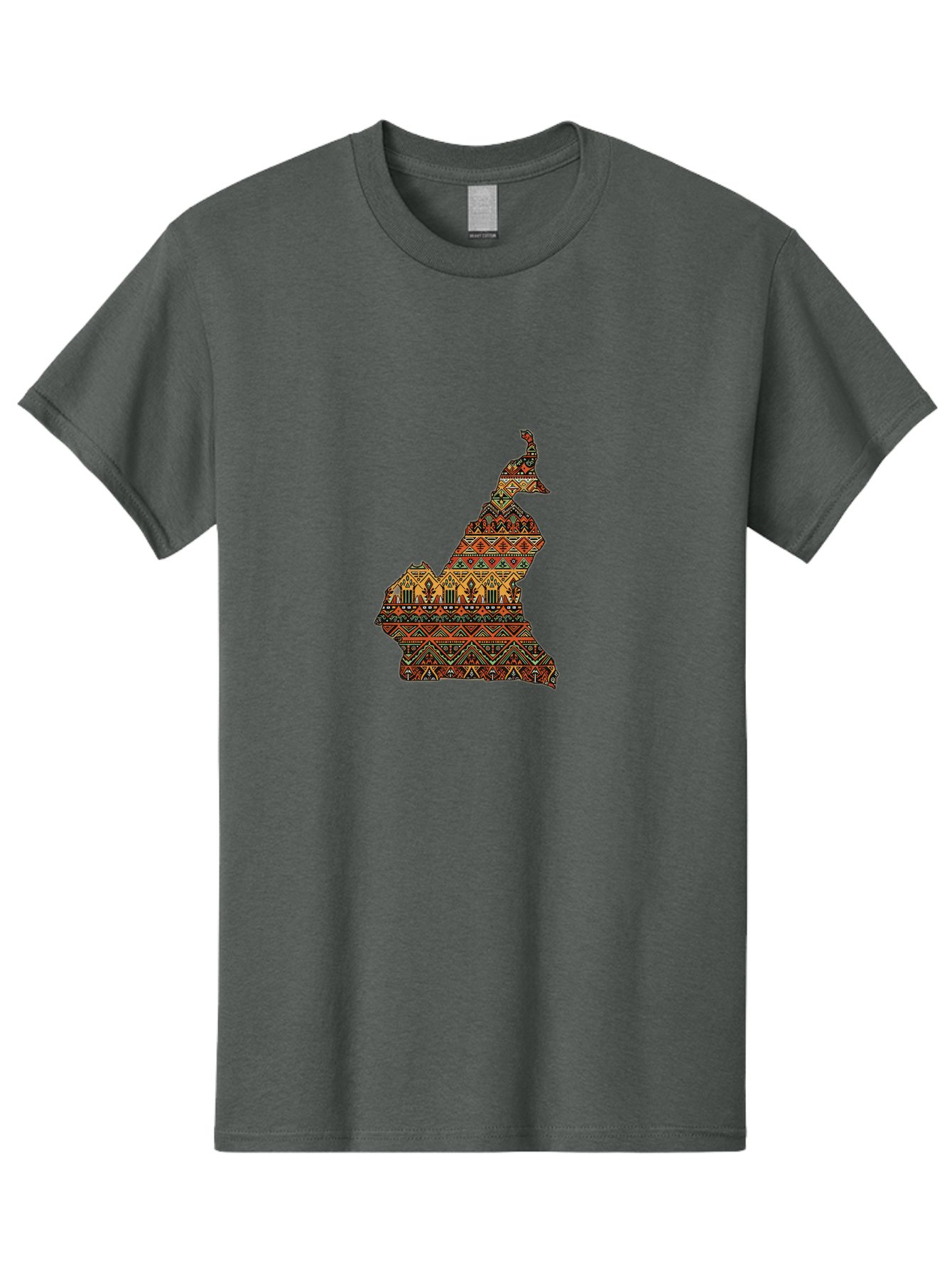 Cameroon-Map-Pattern Men'S Graphic Tee, 100% Cotton, Comfortable Casual Summer Wear, Machine Washable, Vintage Camera, Old Camera, Antique Camera, Black Camera, Classic Photography, Photography Equipment, Nostalgic Device, Film Camera, Bal931