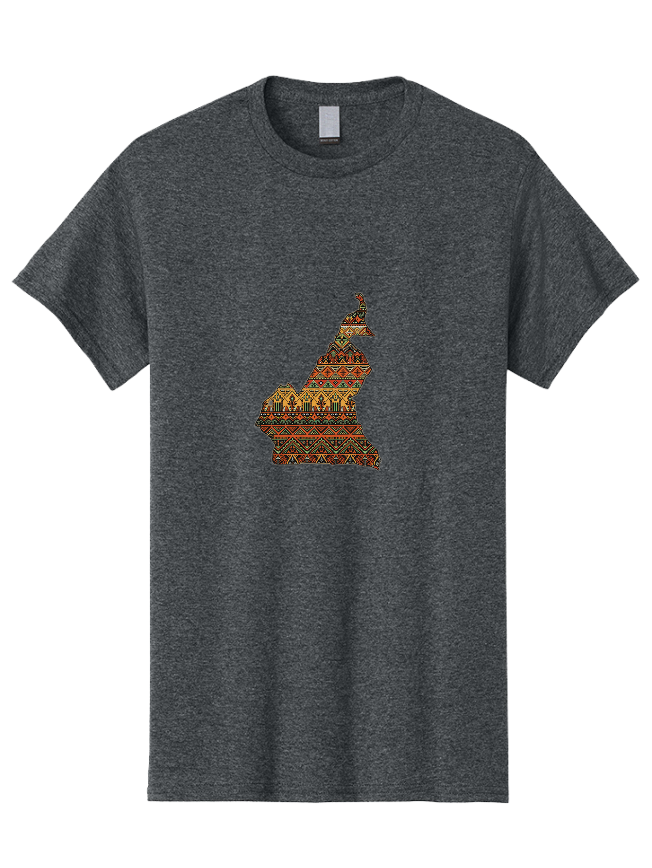 Cameroon-Map-Pattern Men'S Graphic Tee, 100% Cotton, Comfortable Casual Summer Wear, Machine Washable, Vintage Camera, Old Camera, Antique Camera, Black Camera, Classic Photography, Photography Equipment, Nostalgic Device, Film Camera, Bal931