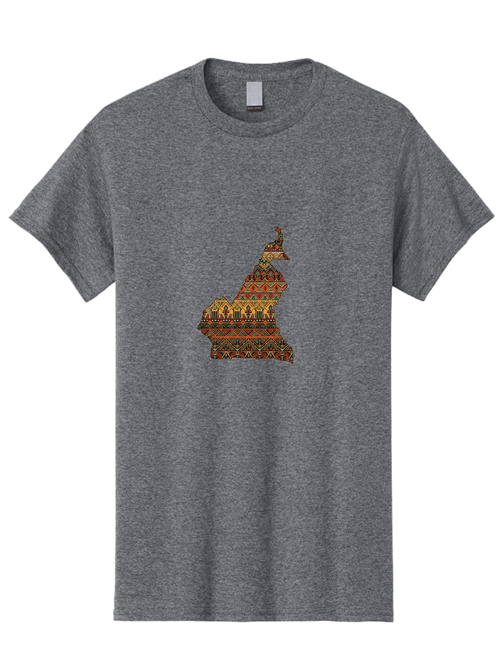 Cameroon-Map-Pattern Men'S Graphic Tee, 100% Cotton, Comfortable Casual Summer Wear, Machine Washable, Vintage Camera, Old Camera, Antique Camera, Black Camera, Classic Photography, Photography Equipment, Nostalgic Device, Film Camera, Bal931