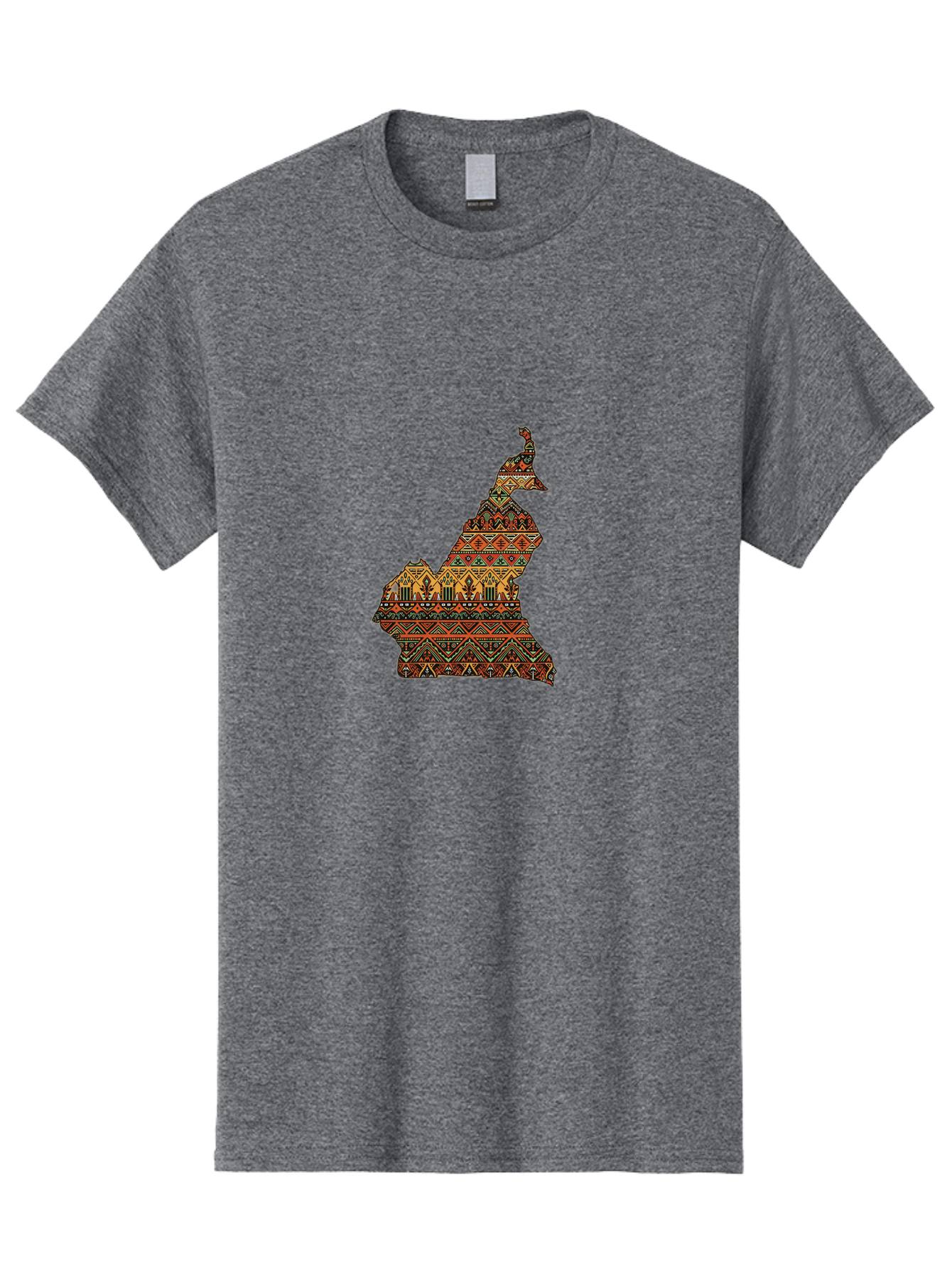 Cameroon-Map-Pattern Men'S Graphic Tee, 100% Cotton, Comfortable Casual Summer Wear, Machine Washable, Vintage Camera, Old Camera, Antique Camera, Black Camera, Classic Photography, Photography Equipment, Nostalgic Device, Film Camera, Bal931